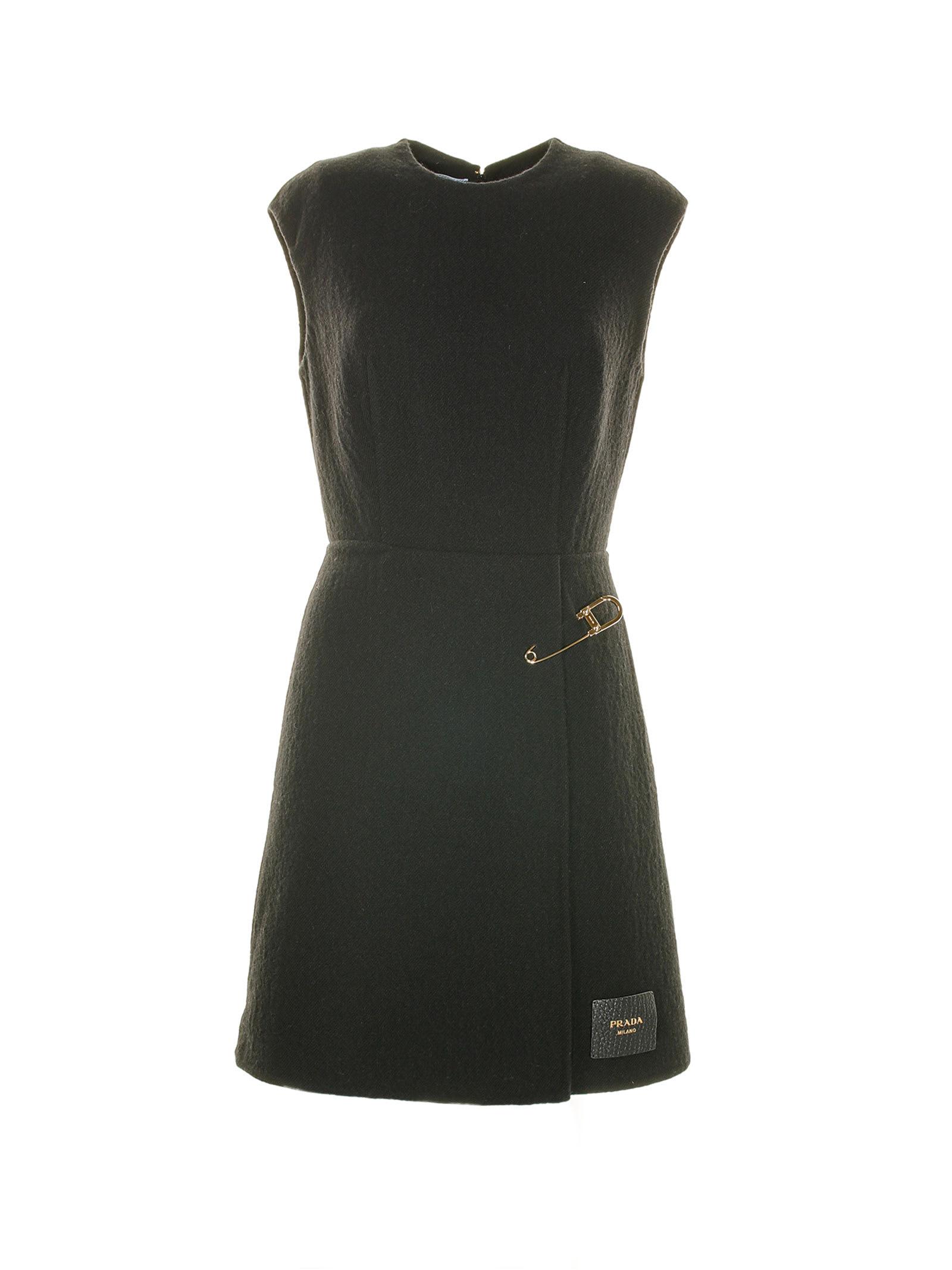 Prada Re-Nylon Mini Dress - 38 Black