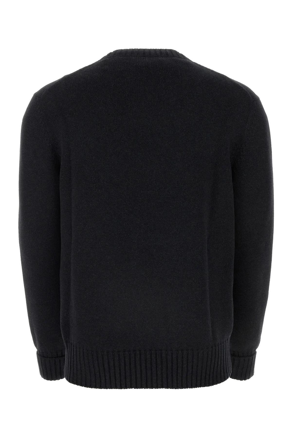 Alexander McQueen Charcoal Cotton Sweater in Black for Men Lyst UK