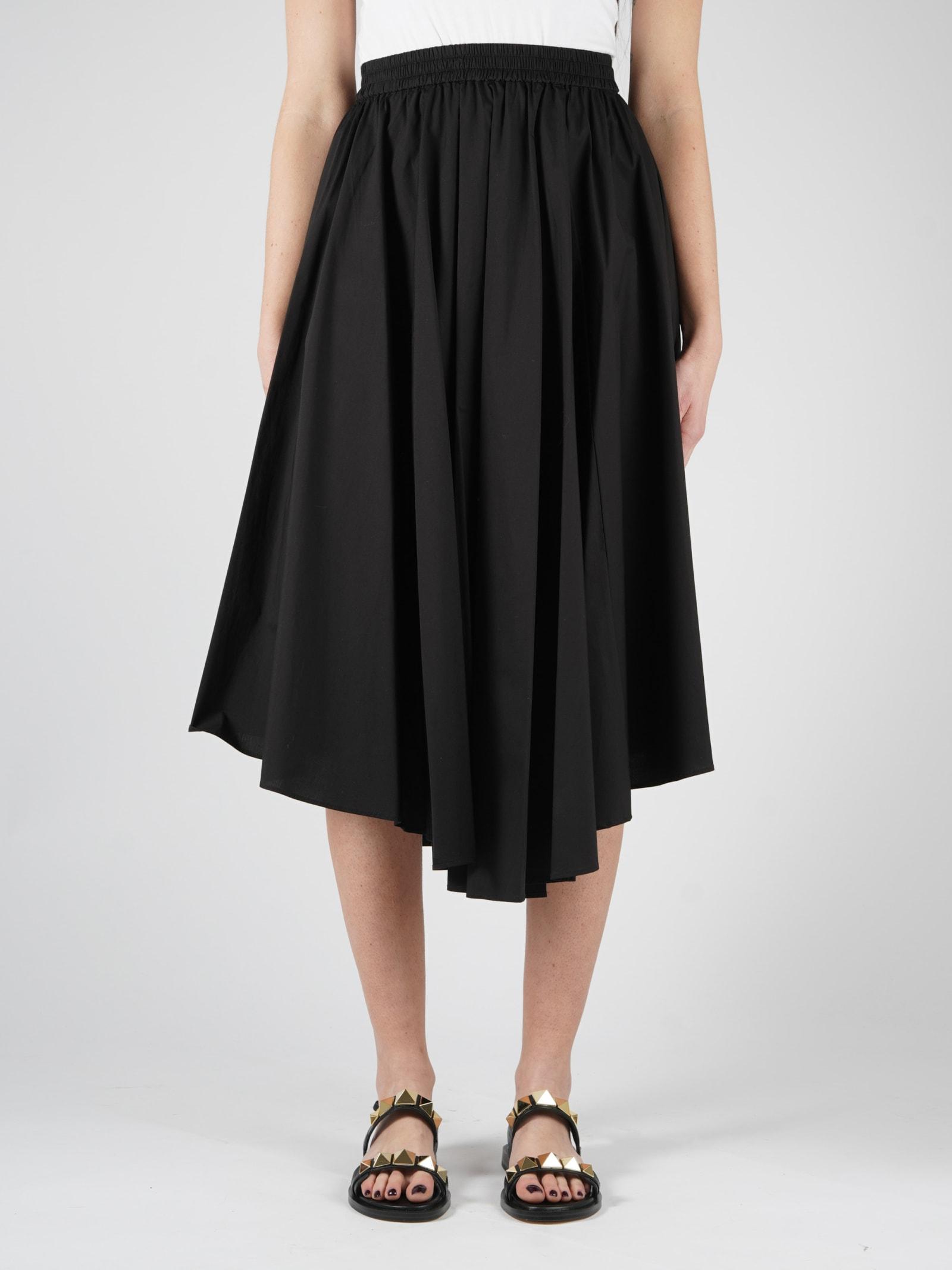 Michael Kors Cotton Poplin Pull On Skt Skirt in Black | Lyst