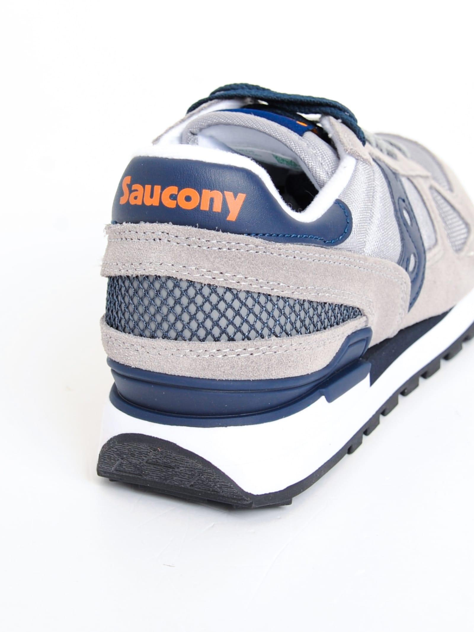 saucony shadow navy grey