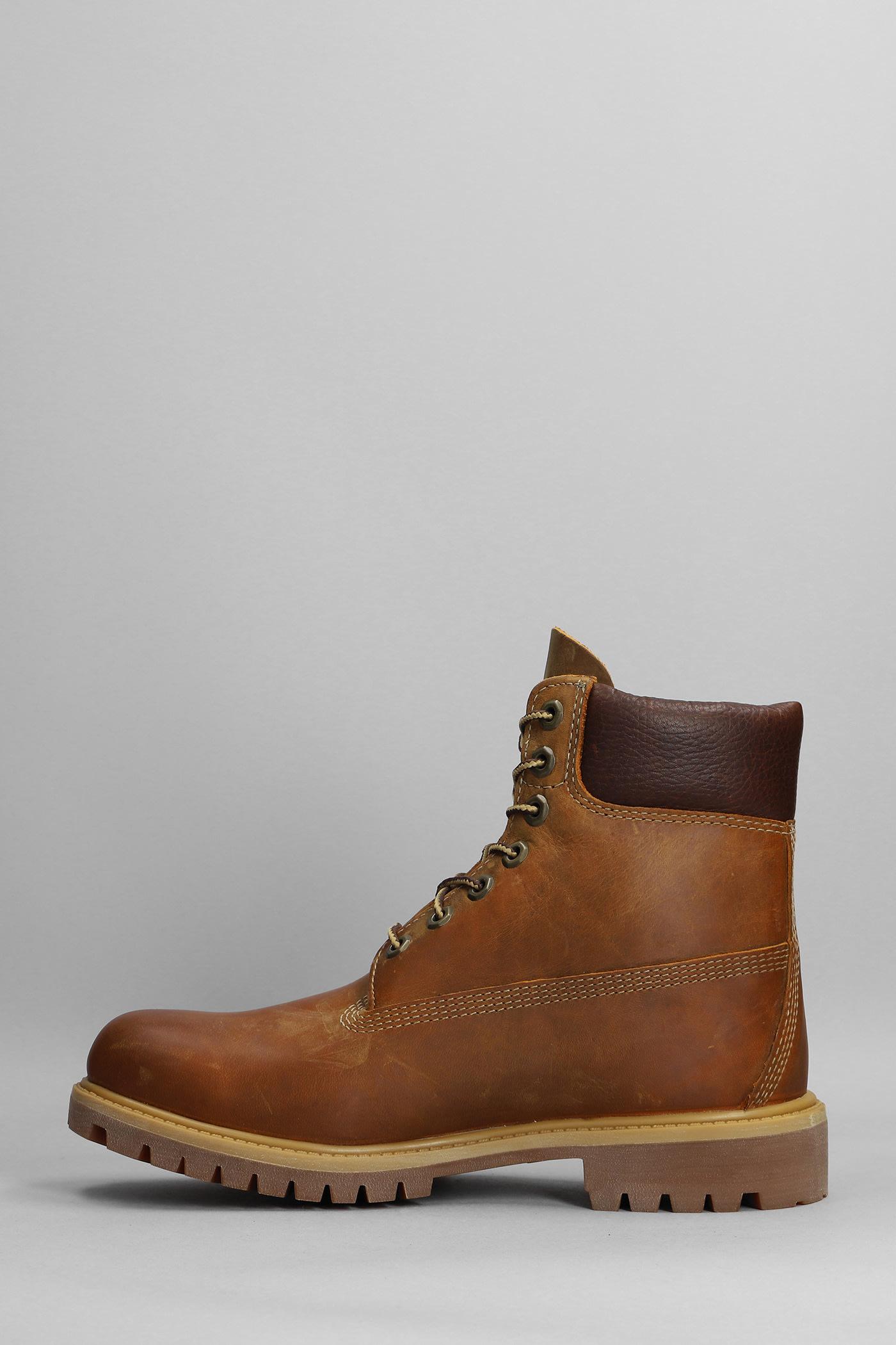 Timberland Heritage 6in Combat Boots In Leather Color Leather in Brown for  Men | Lyst
