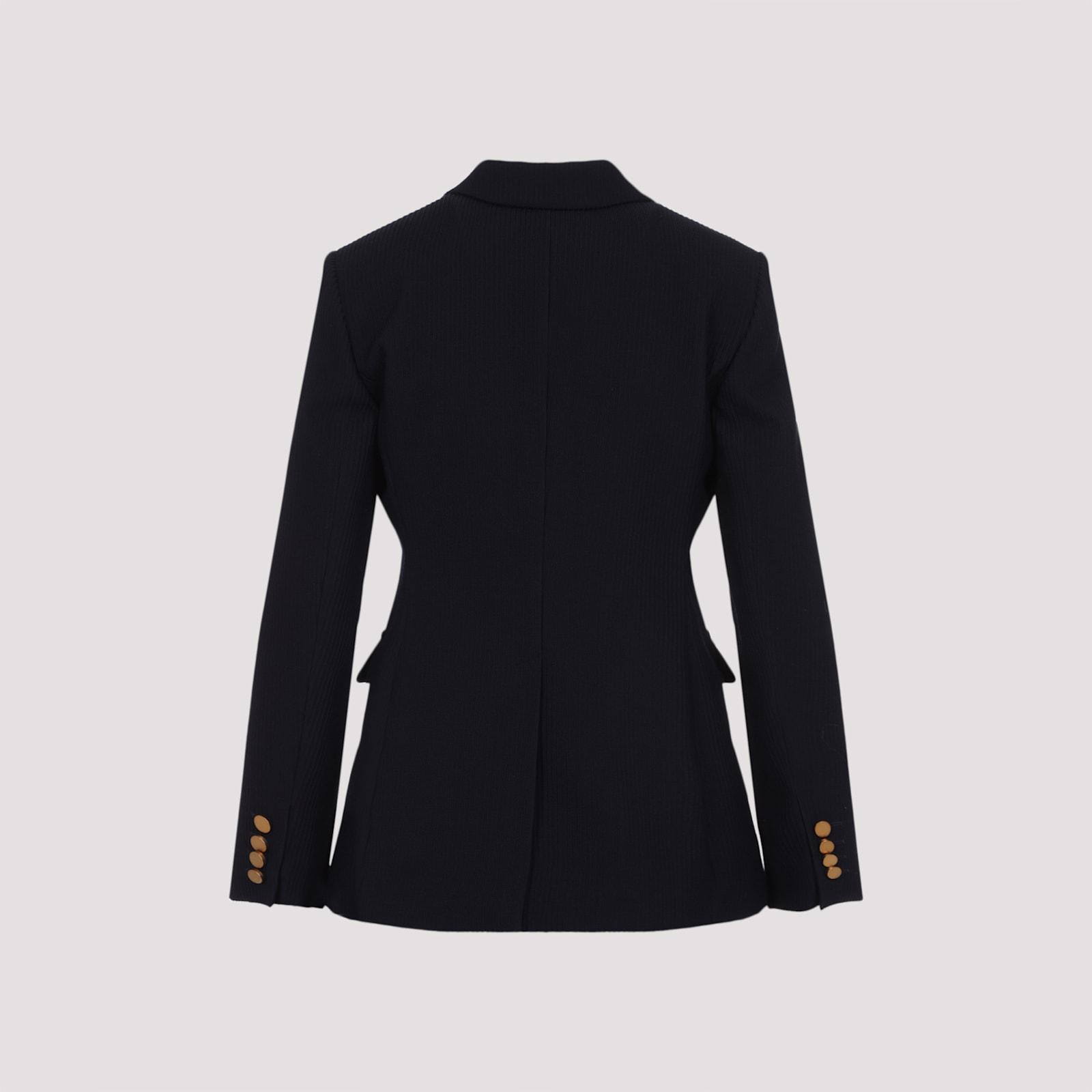 ジャケット Max Mara Pagano Double Breasted Cordonetto Jacket Gabardine wool blazer, ultramarine | 
