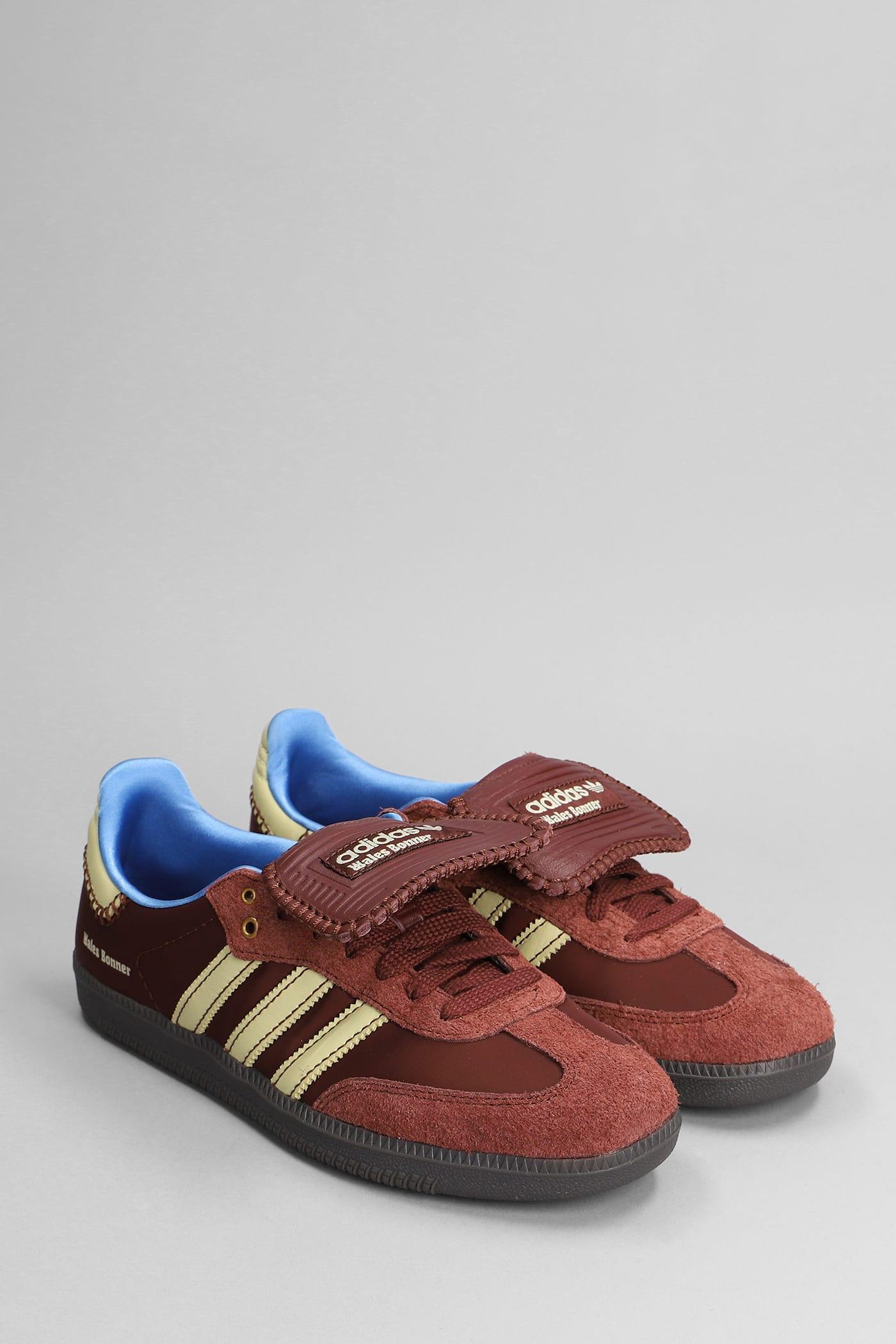 adidas Samba Sneakers In Bordeaux Nylon in Grey | Lyst UK