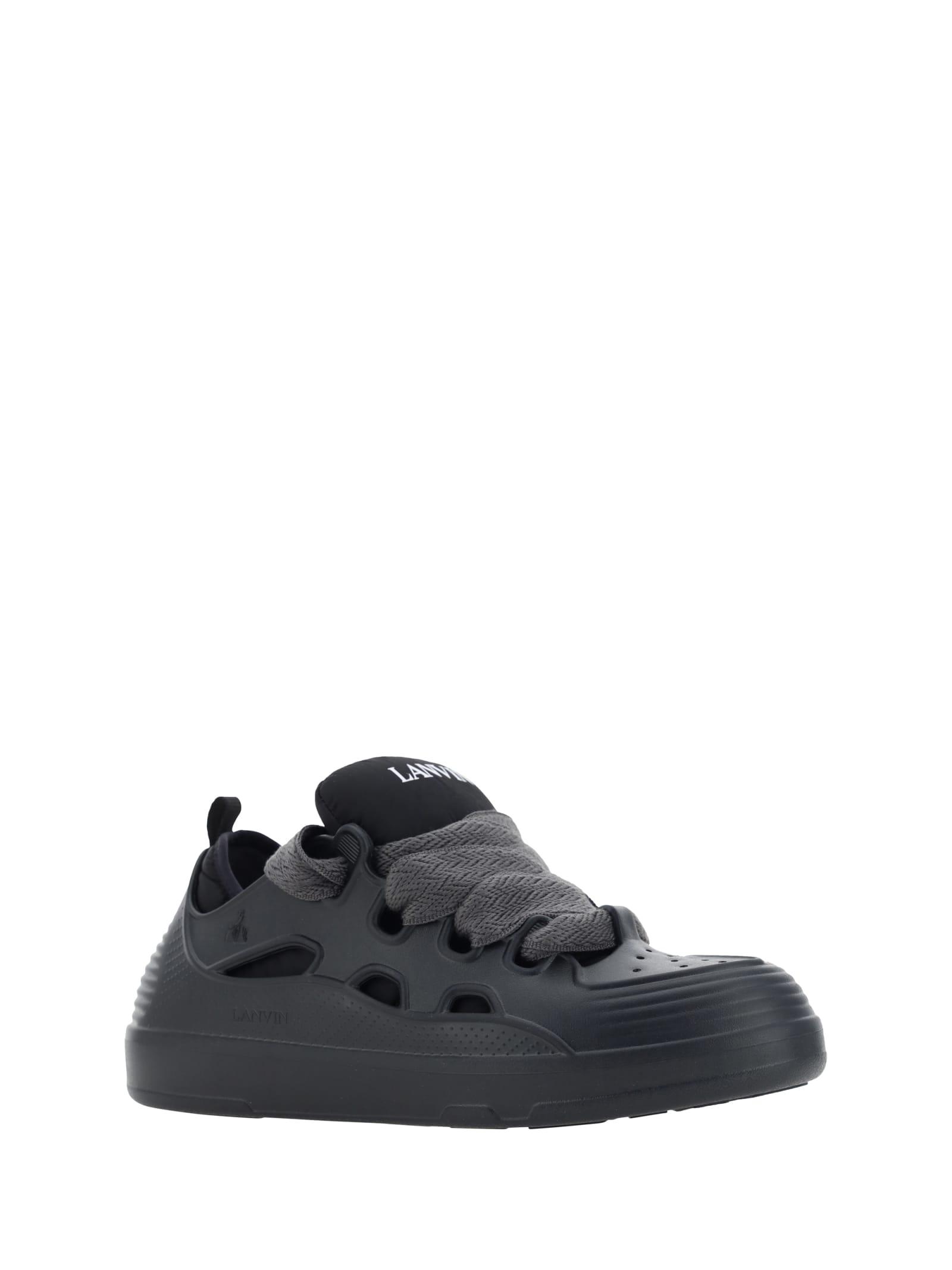 Lanvin black hotsell shoes