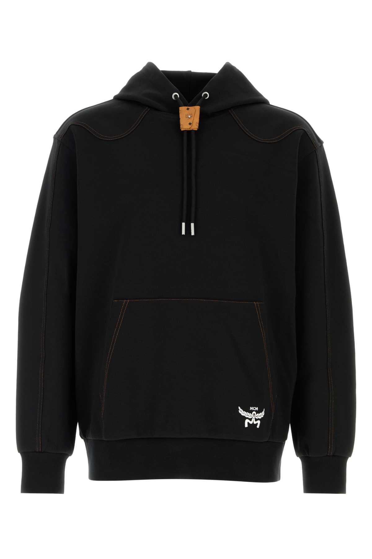 【関税&送料込】Mcm Black Stretch Polyester Blend Sweatshirt MCM Activewear for Men | Online Sale up to 70% off | Lyst