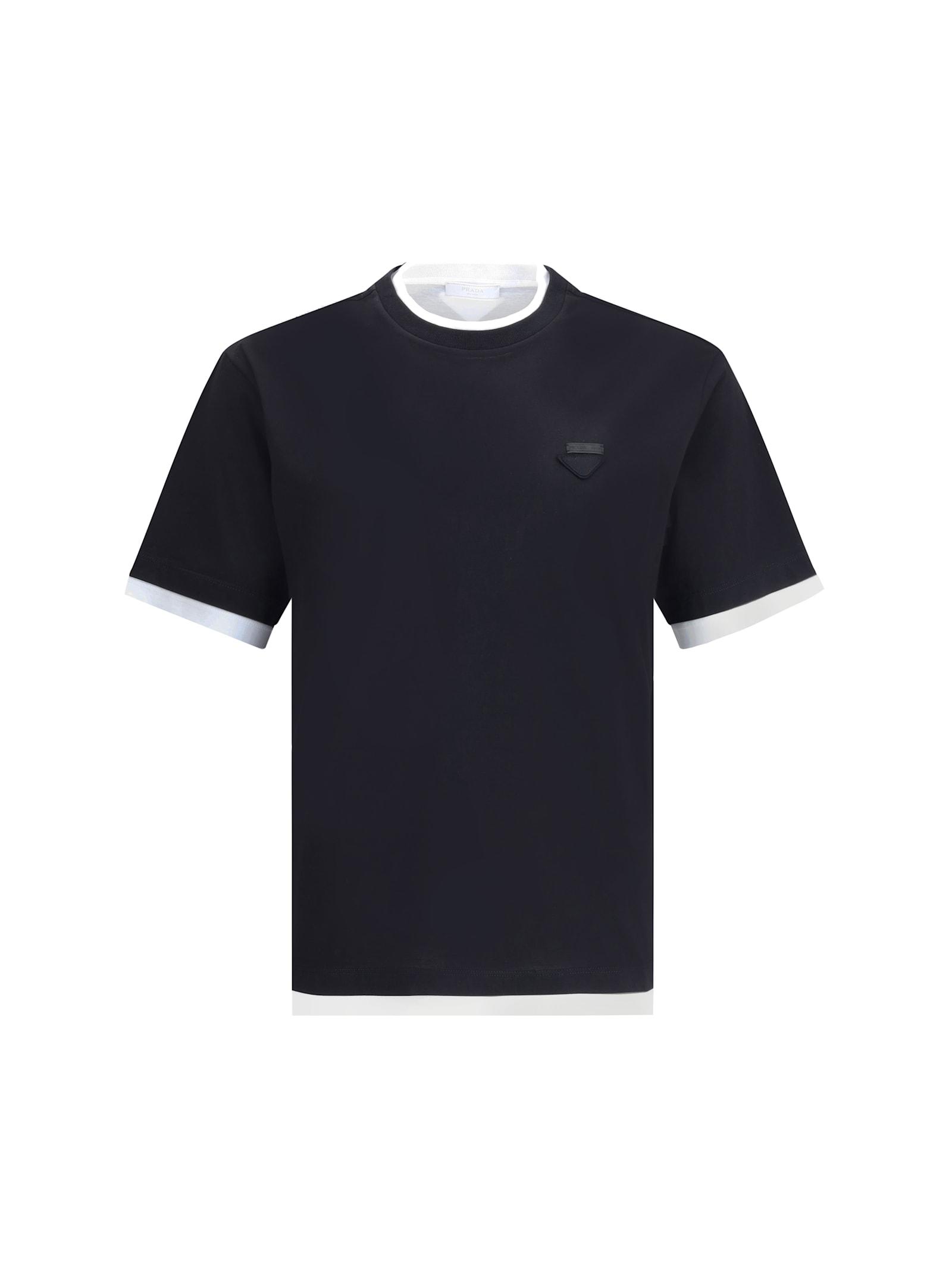 Men's Prada Short sleeve t-shirts | Lyst