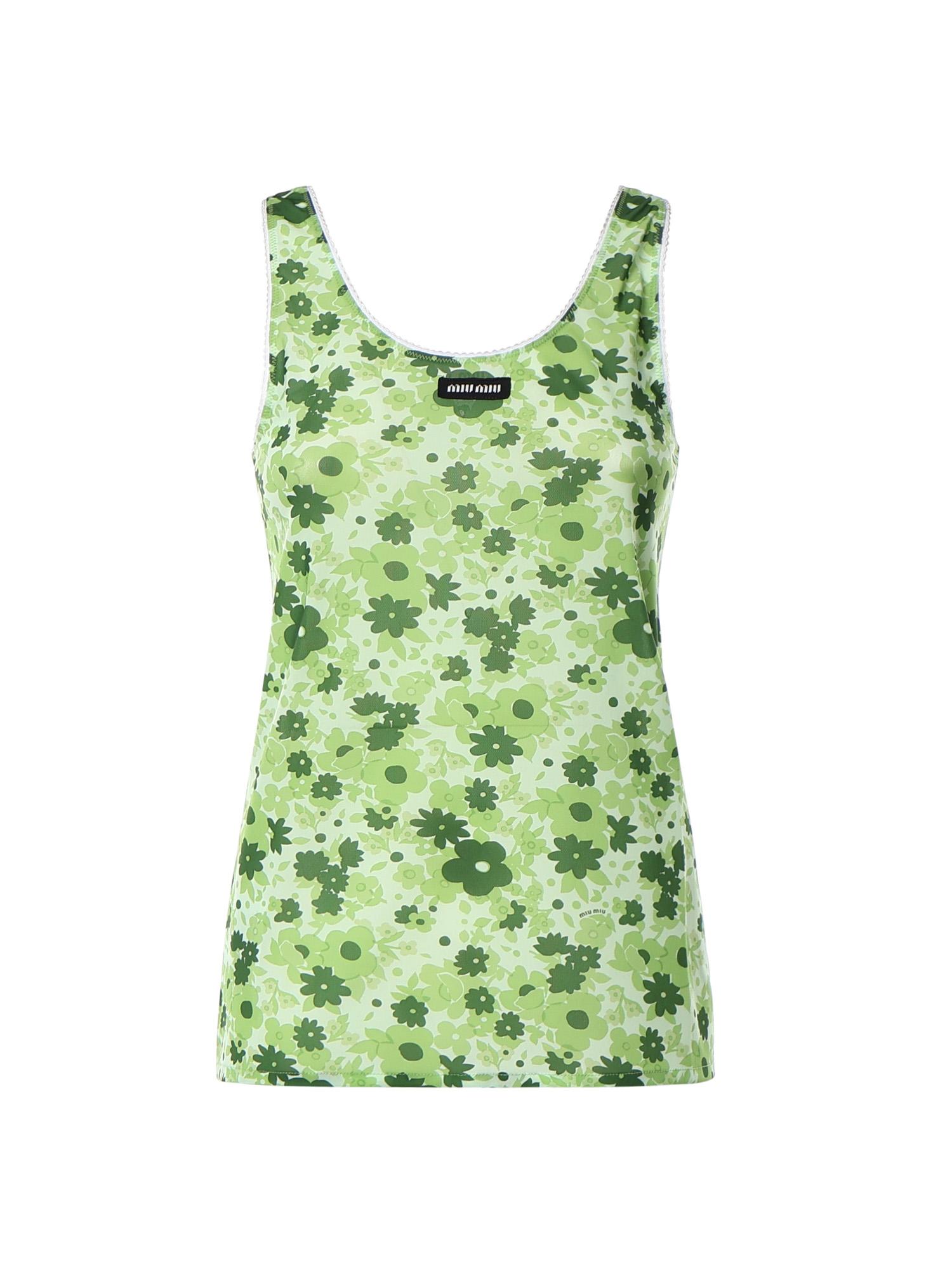 Miu Miu Sleeveless and tank tops for Women | Online Sale up to 47