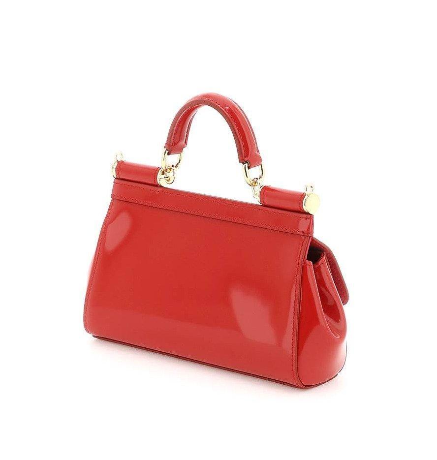 Dolce & Gabbana Small Chained Crossbody Bag in Red