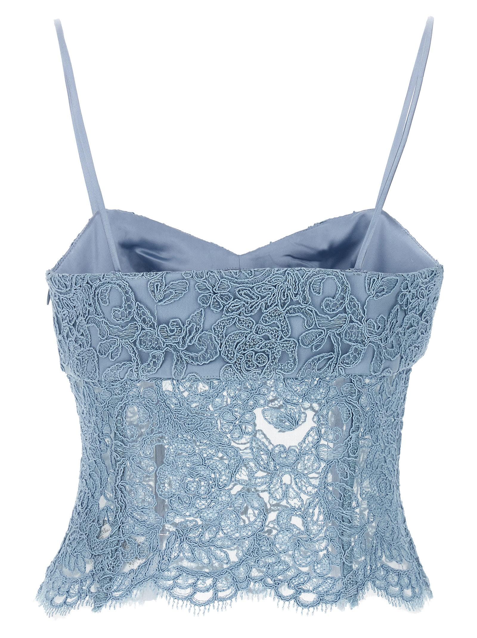 ベルト ERMANNO SCERVINO Ermanno Scervino Denim corset with laces Ermanno Scervino Ermanno Scervino Denim corset with laces