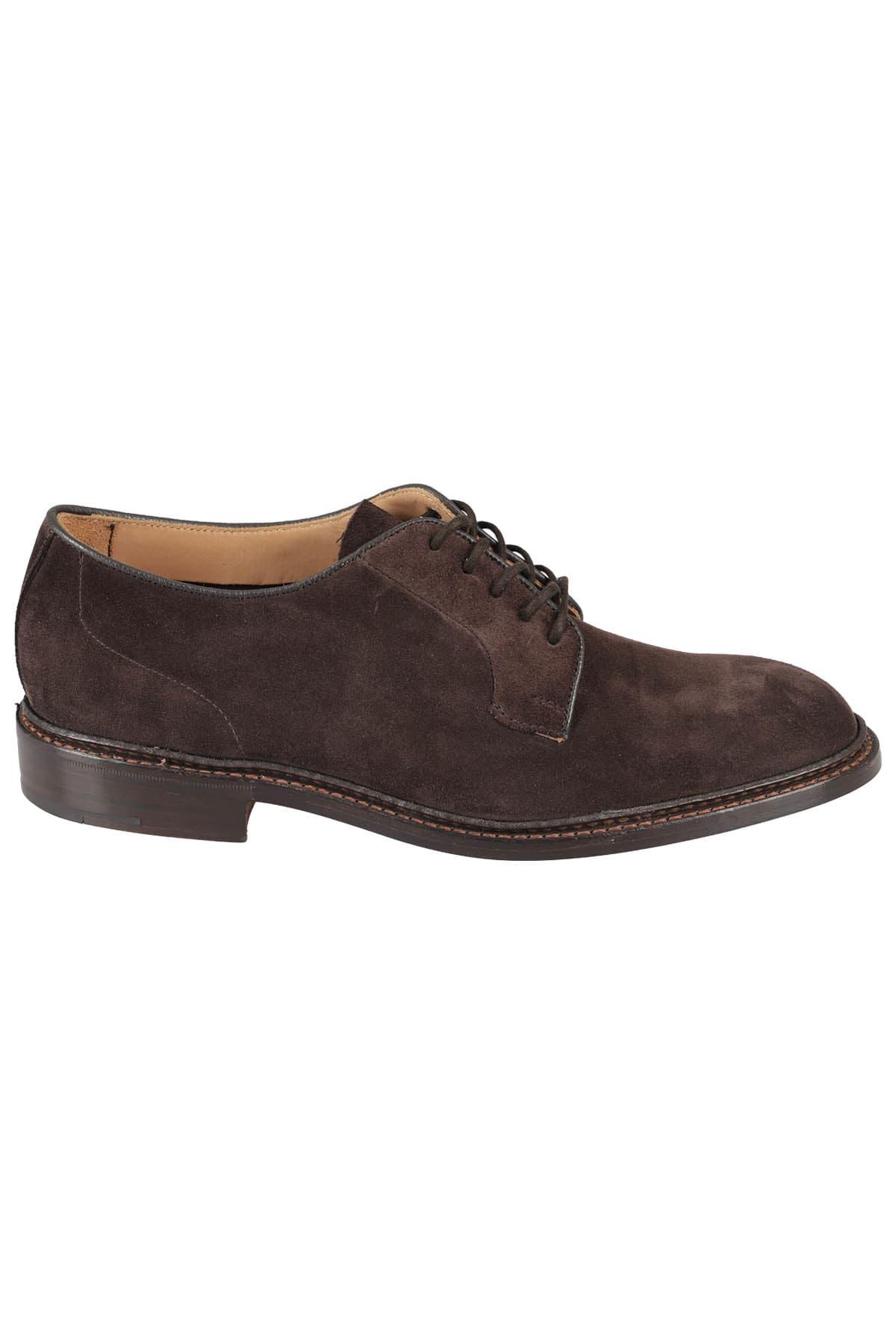 Tricker s Robert Suede in Brown for Men Lyst UK