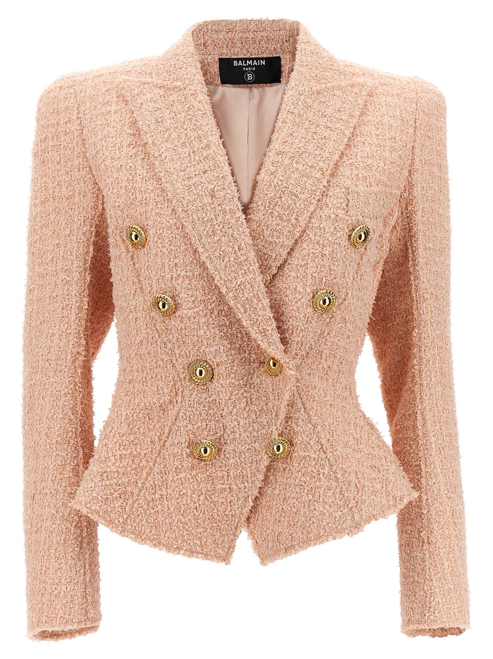 Balmain double hot sale breasted blazer