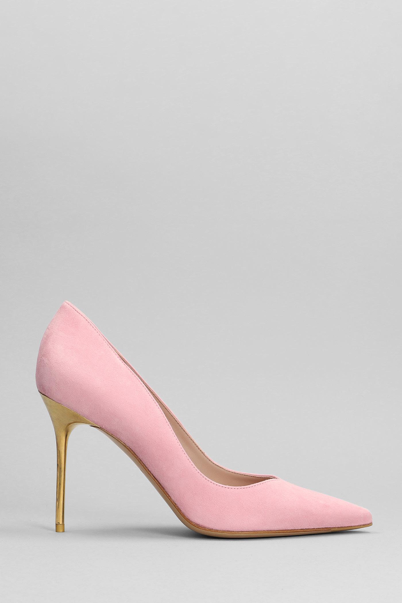 Pumps In Suede in Pink | Lyst