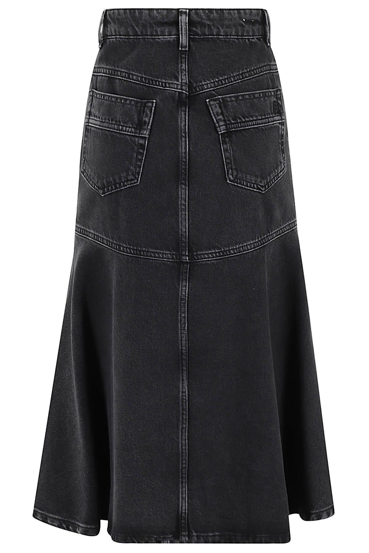 スカート PHILOSOPHY DI LORENZO SERAFINI Woman Skirt Black Philosophy Di Lorenzo Serafini Mid-length skirts for Women