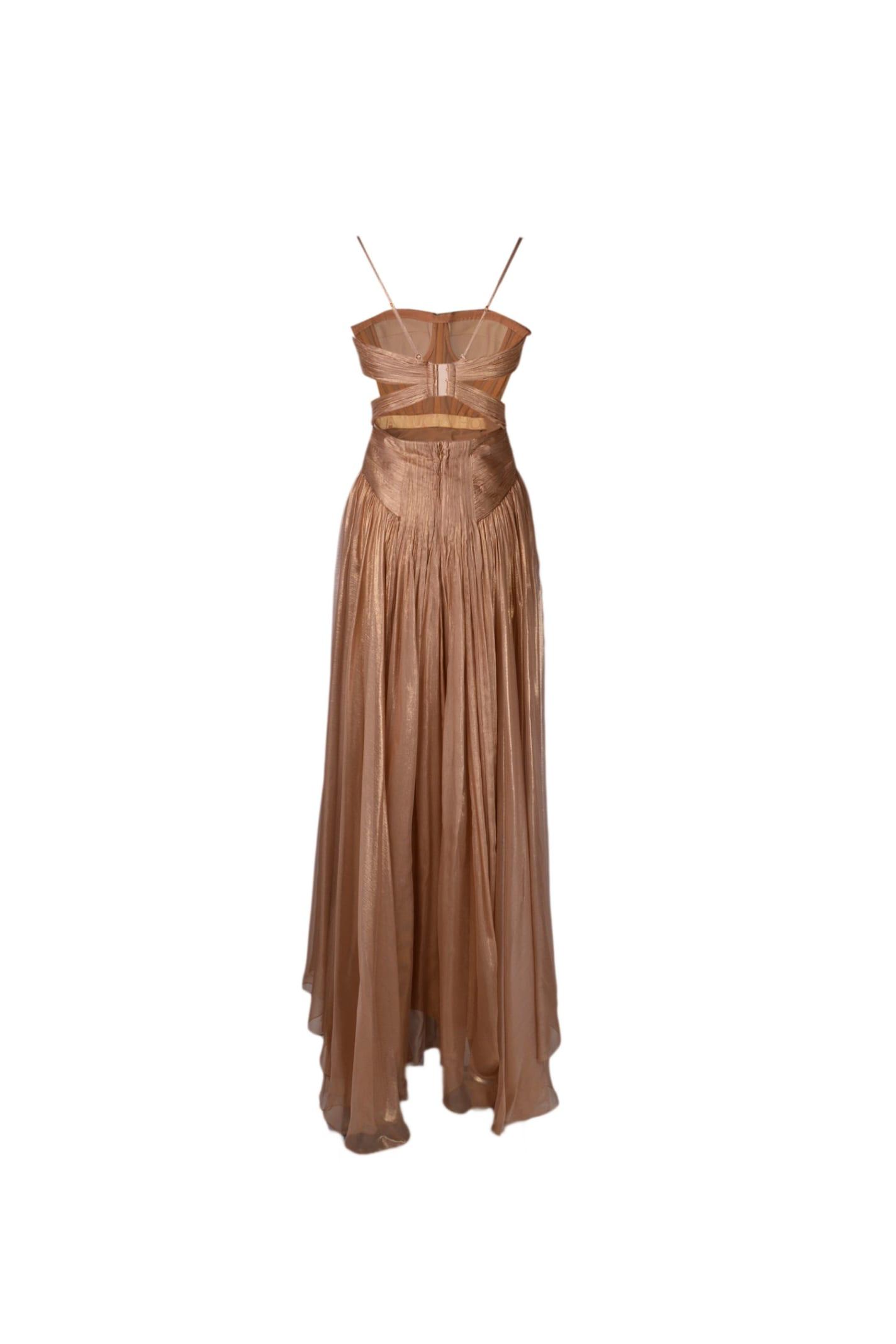 Maria Lucia Hohan Dress in Brown | Lyst