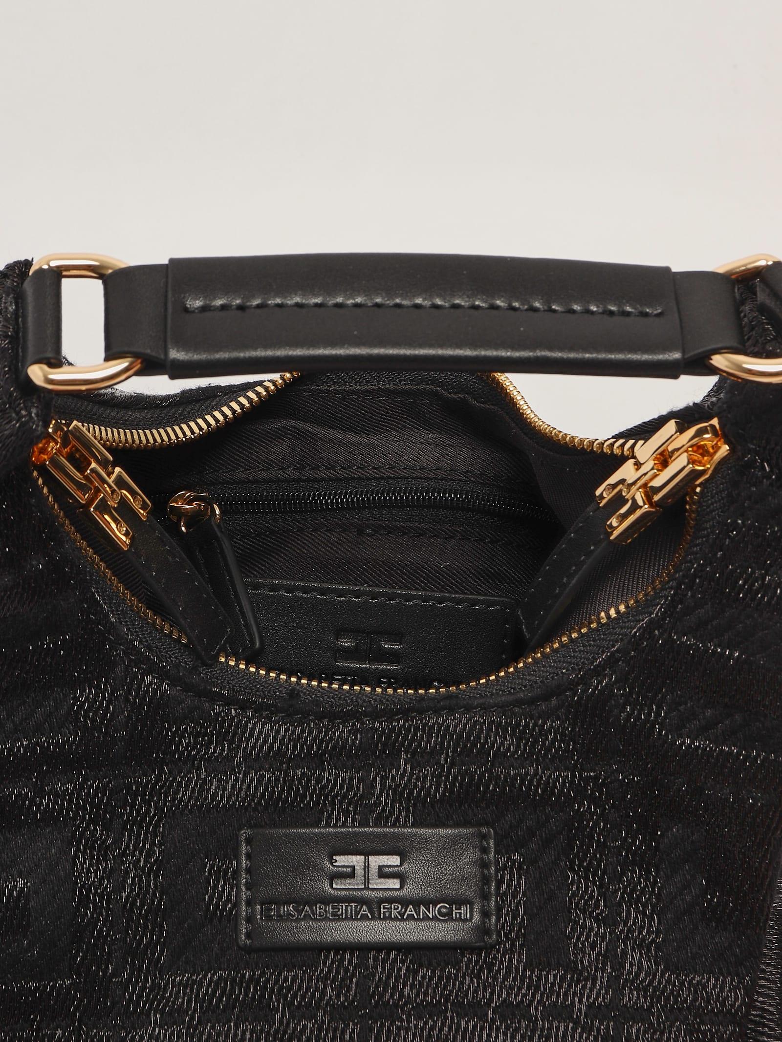 Elisabetta Franchi Viscose Shopping Bag in Black Lyst UK