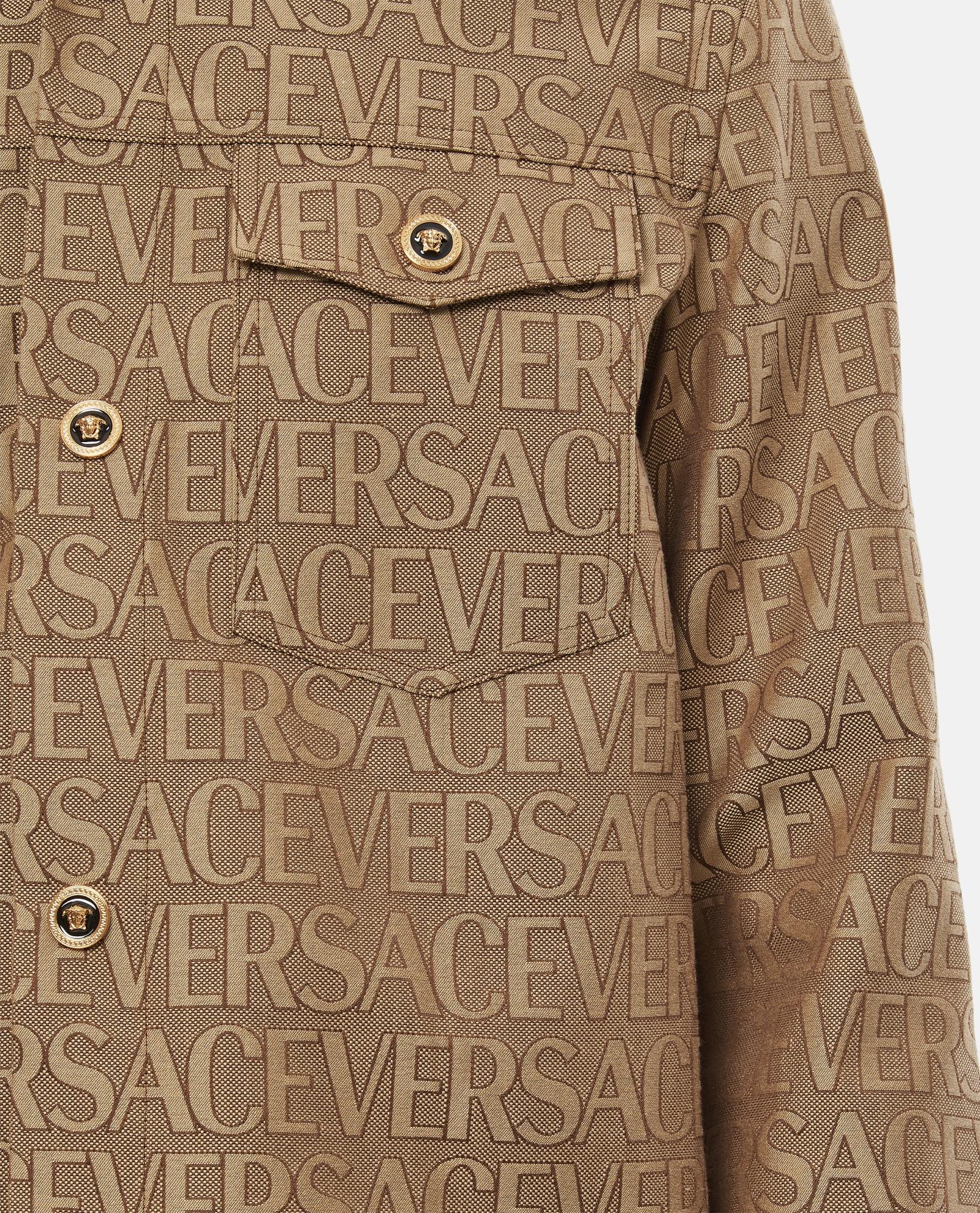 Versace Logo Blouson Denim Jacket