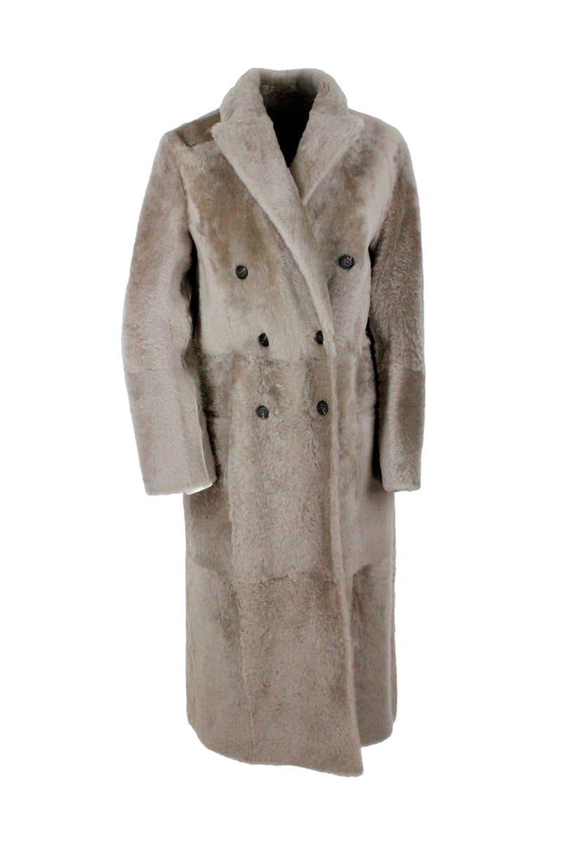 Brunello cucinelli store shearling coat