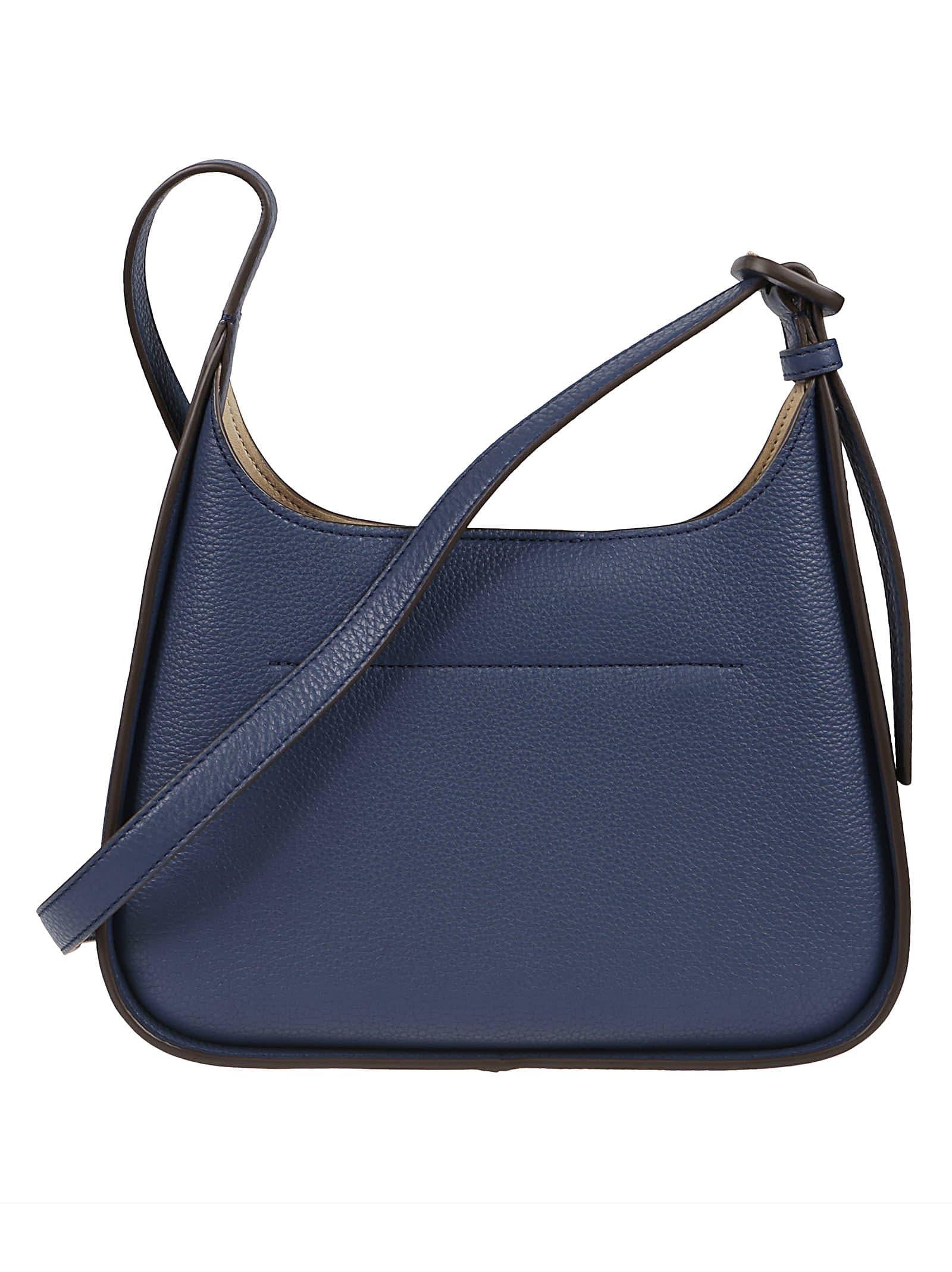 Tory Burch Leather Miller Small Classic Shoulder Bag in Blue - Save ...