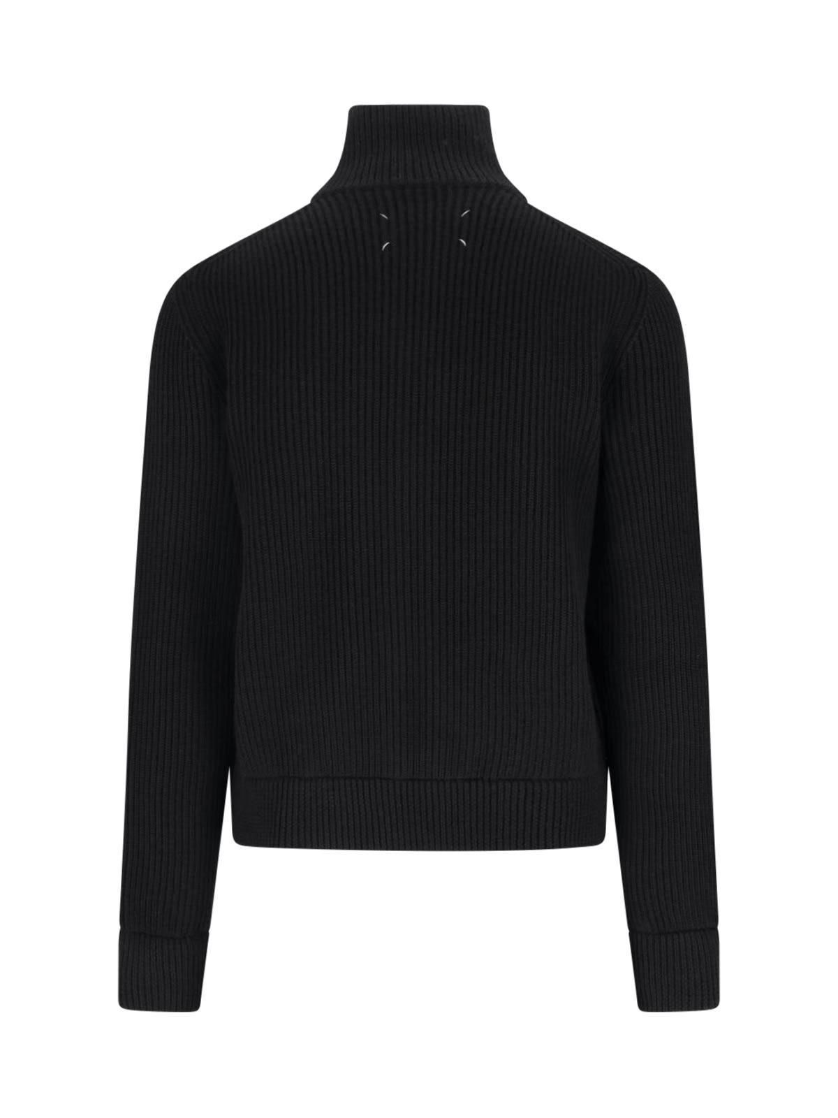 トップス Maison Margiela 4stitch knit black s Maison Margiela Four Stiches Zip Sweater in Black for Men | Lyst