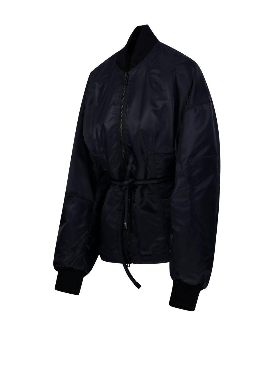 Sportmax 'Zebu' Bomber Jacket in Black | Lyst
