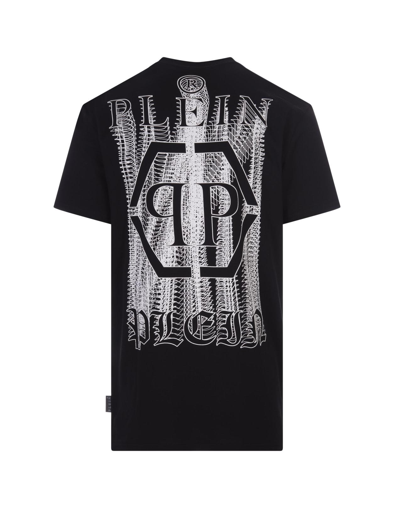 Philipp Plein T-shirt With Logo And Lettering On Front And Back in Black  for Men | Lyst