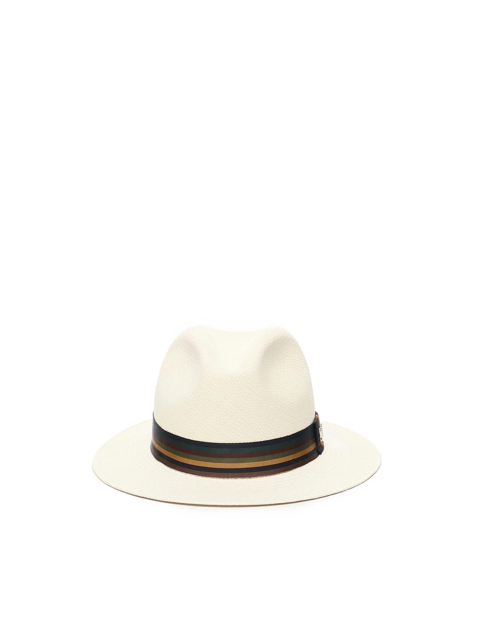 Max Mara Rodesia Logo Plaque Hat in White | Lyst