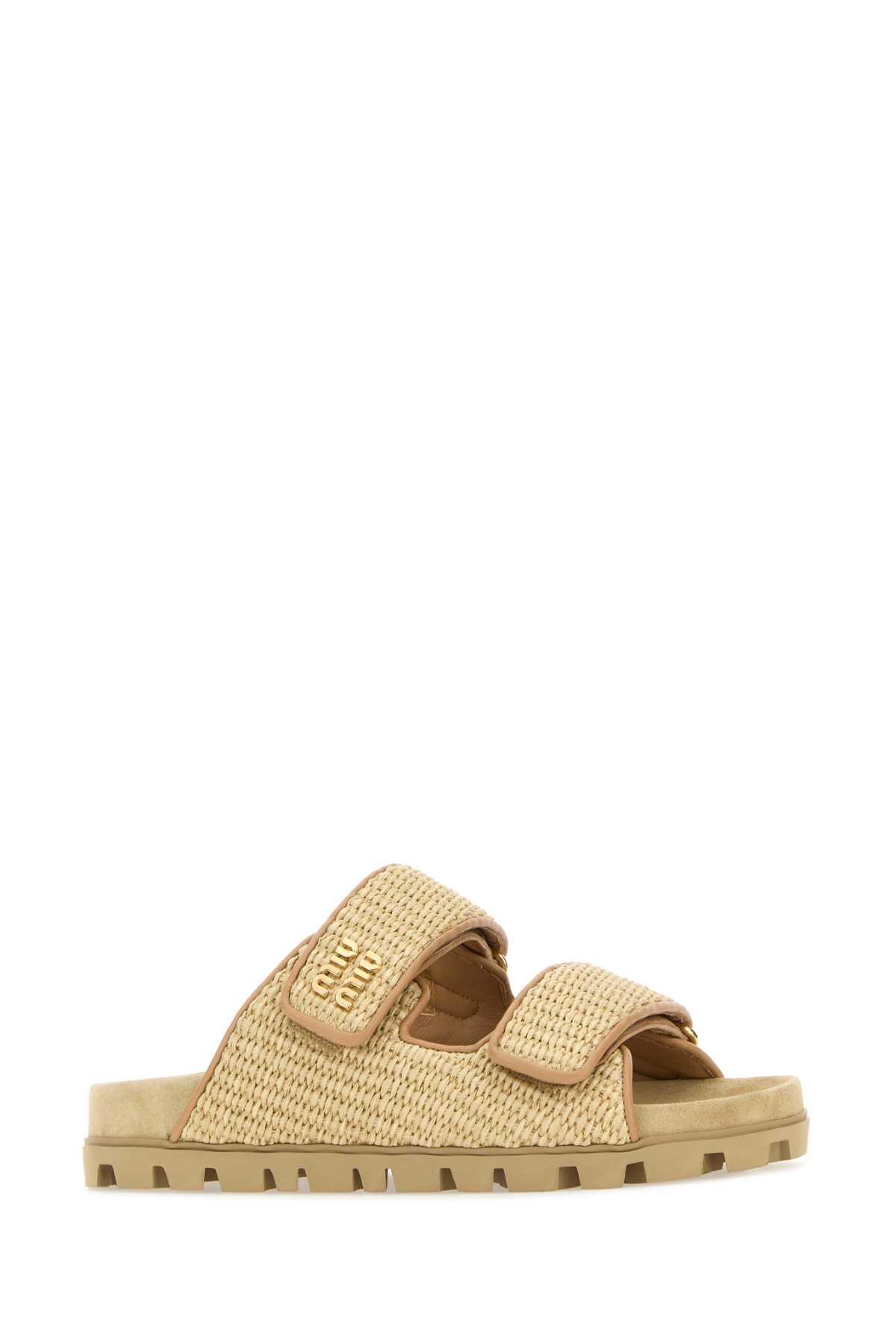 スリッポン MIUMIU CARAMEL SUEDE SLIPPERS Miu Miu Suede Slippers | Lyst