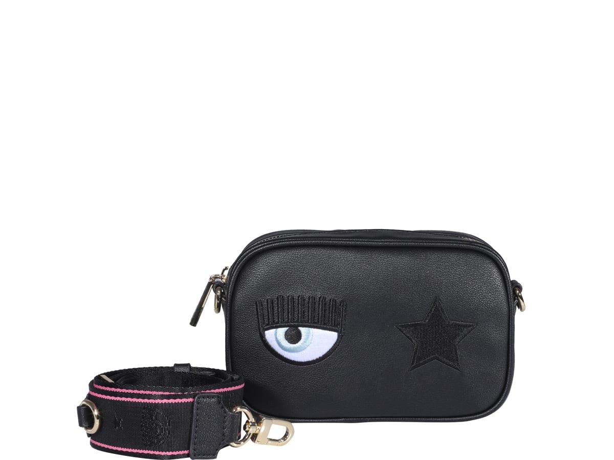 Chiara Ferragni Eye Star Crossbody Bag in Black | Lyst