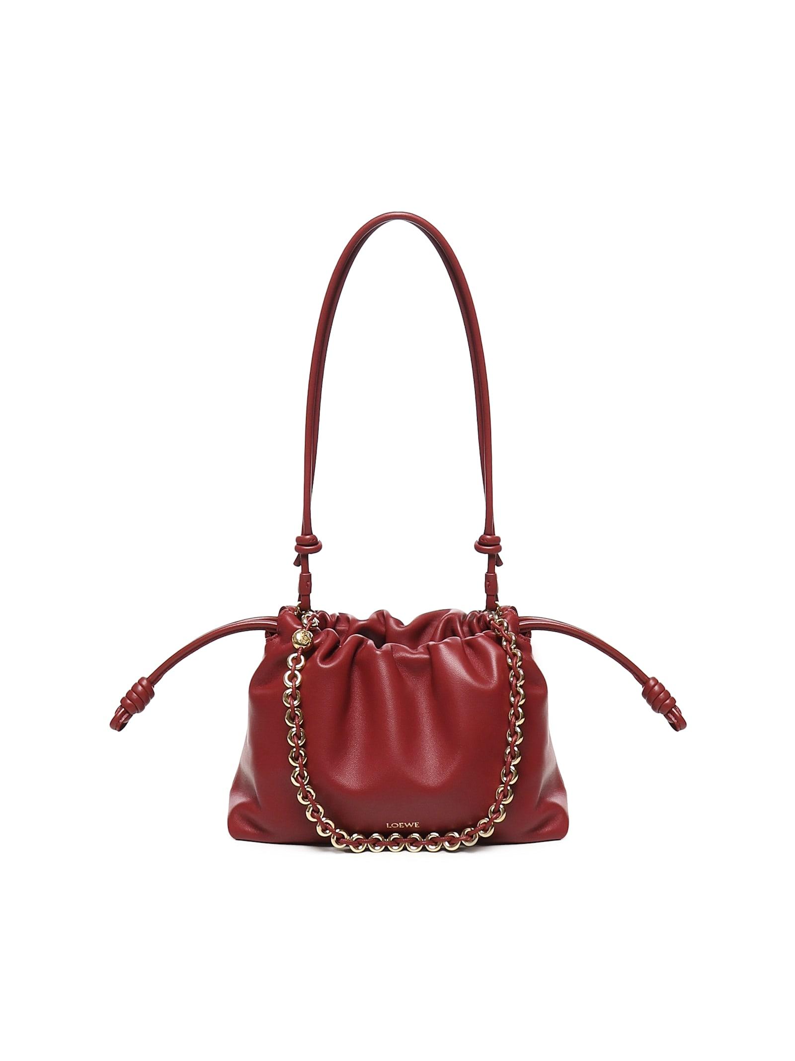 ショルダーバッグ・ポシェット LOEWE Women Bags A411FCRX02LE Red Loewe Flamenco Purse red leather bag | TheDoubleF