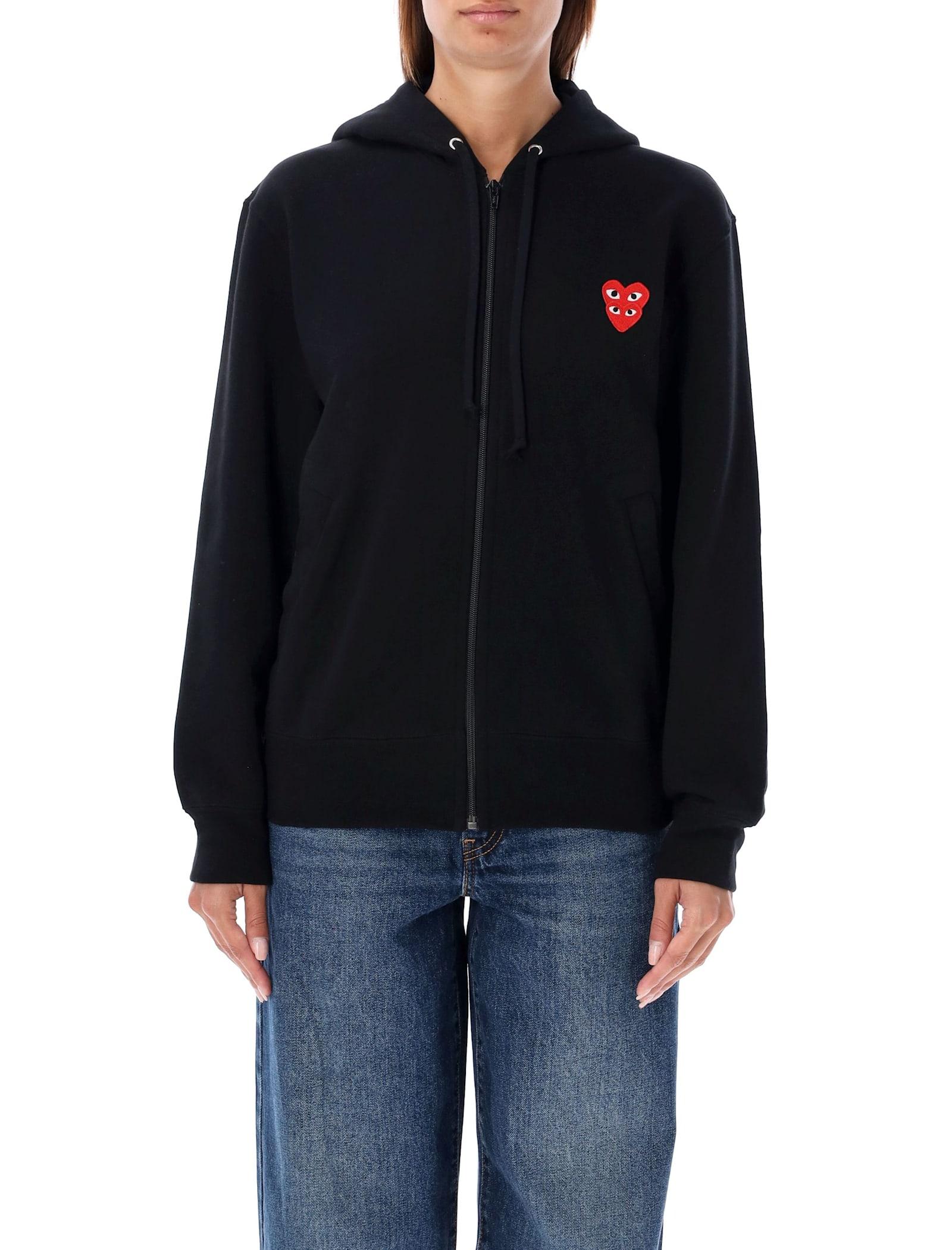 Comme des garcons zip hoodie queen discount