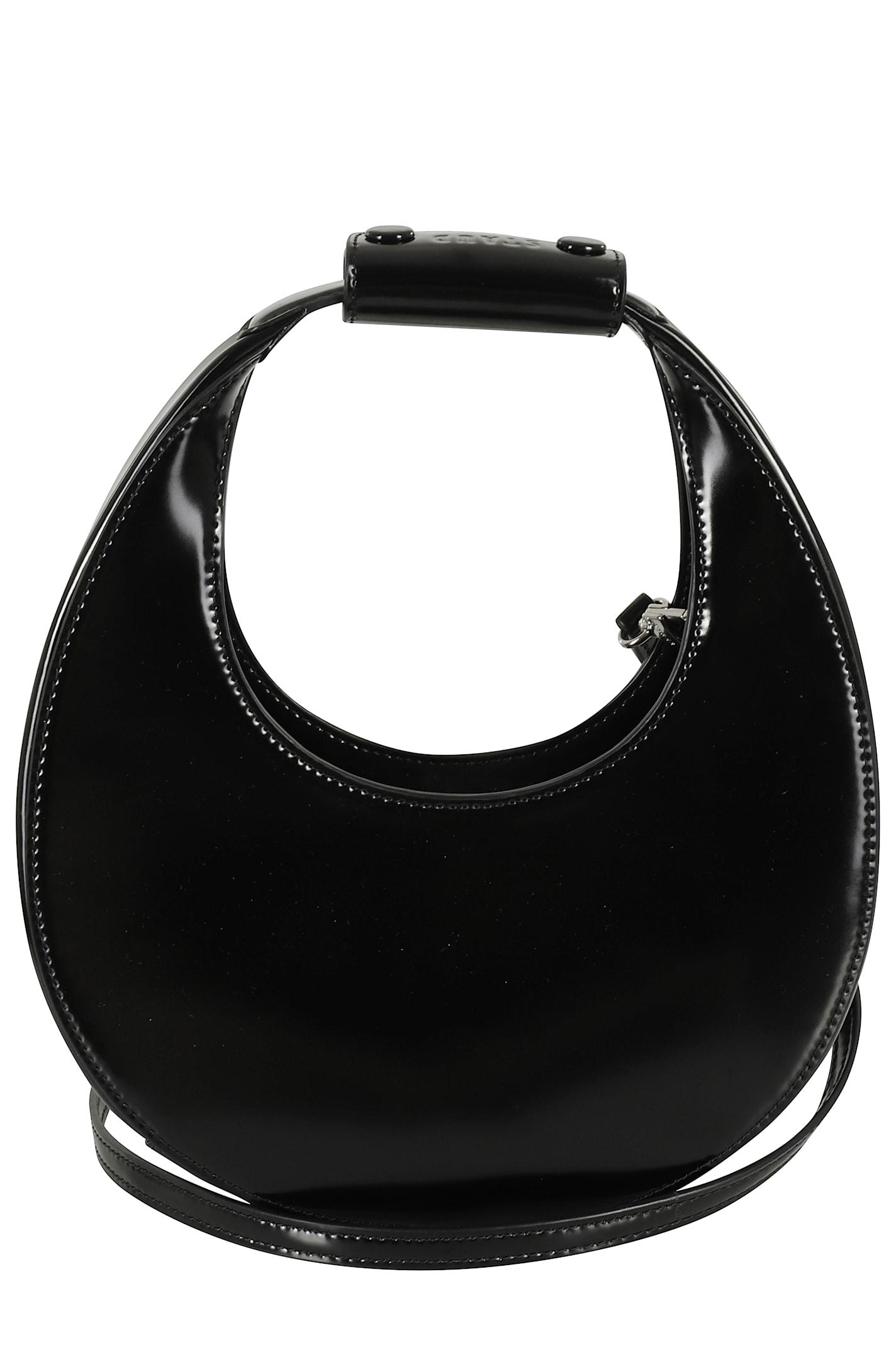 【国内発送】Staud（スタウド） ミニ Moon バッグ（関税送料込） MINI MOON BAG BLACK
