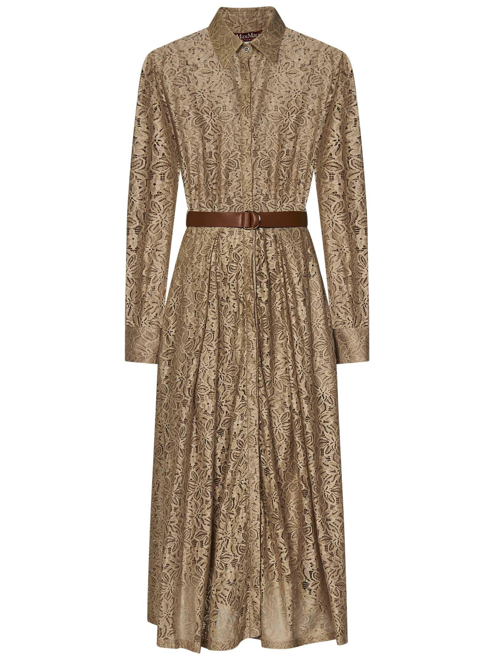 【関税＆送料込み】Max Mara Aceri Midi Dress MAX MARA Aceri wool midi dress | NET-A-PORTER