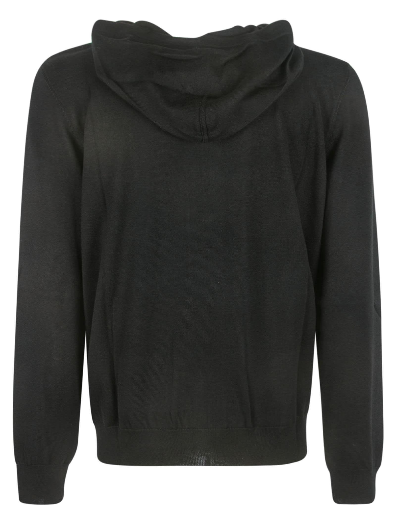 Givenchy Logo Embroidered Zipped Hoodie in Black for Men Lyst