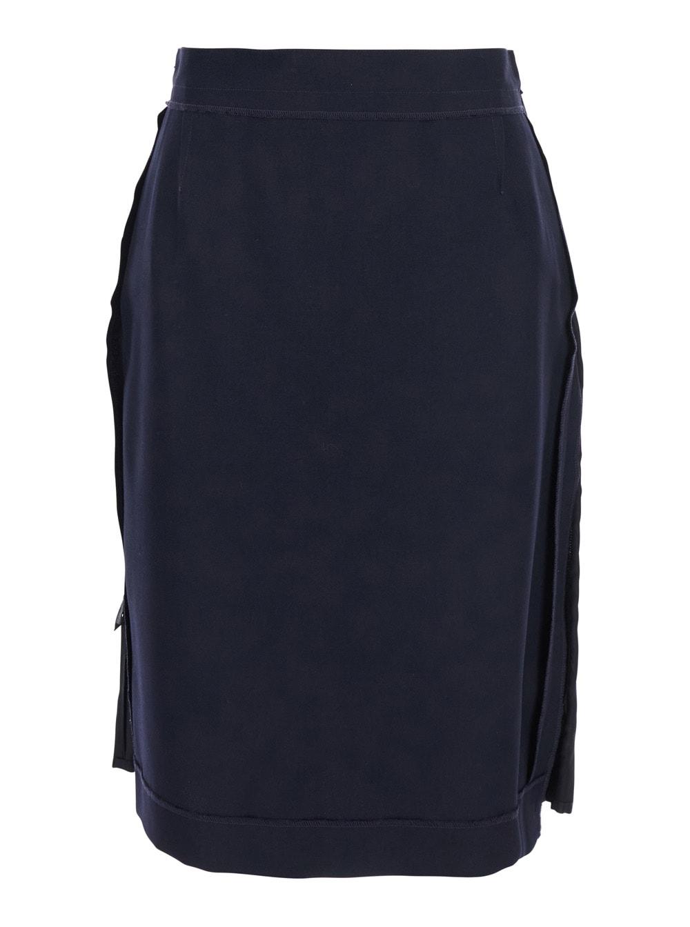 【関税＆送料込み】Maison Margiela Black Cotton Pencil Skir Maison Martin Margiela black pencil skirt with chopped hem