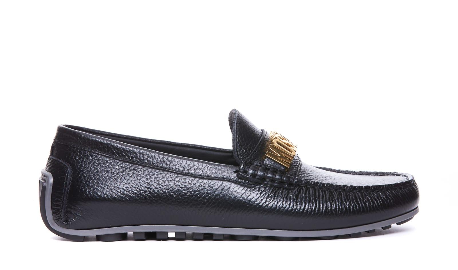 MOSCHINO - Leather Moccasin
