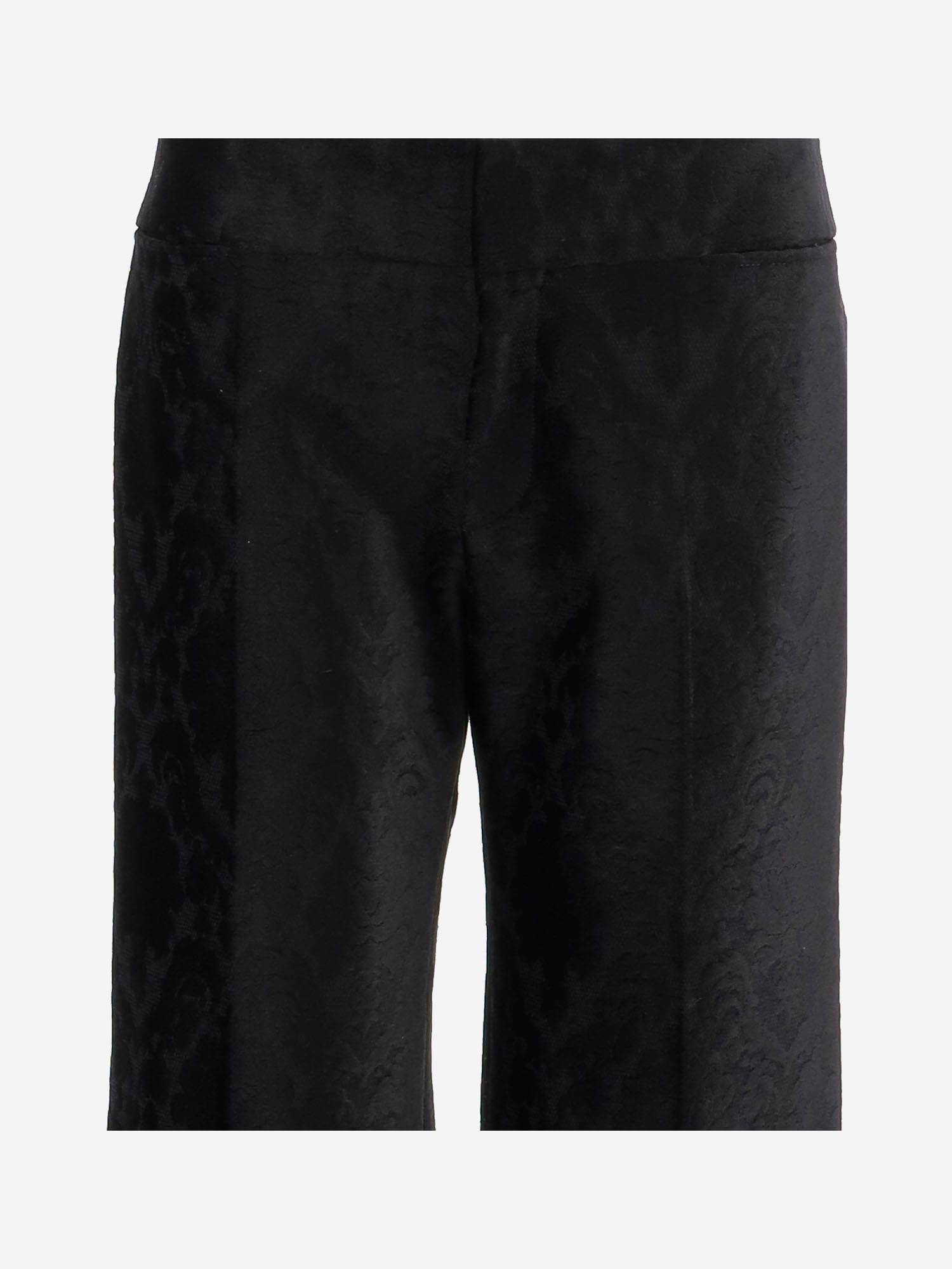 パンツ Chloe Viscose And Cotton Pants Chloé Viscose And Cotton Pants in Black | Lyst