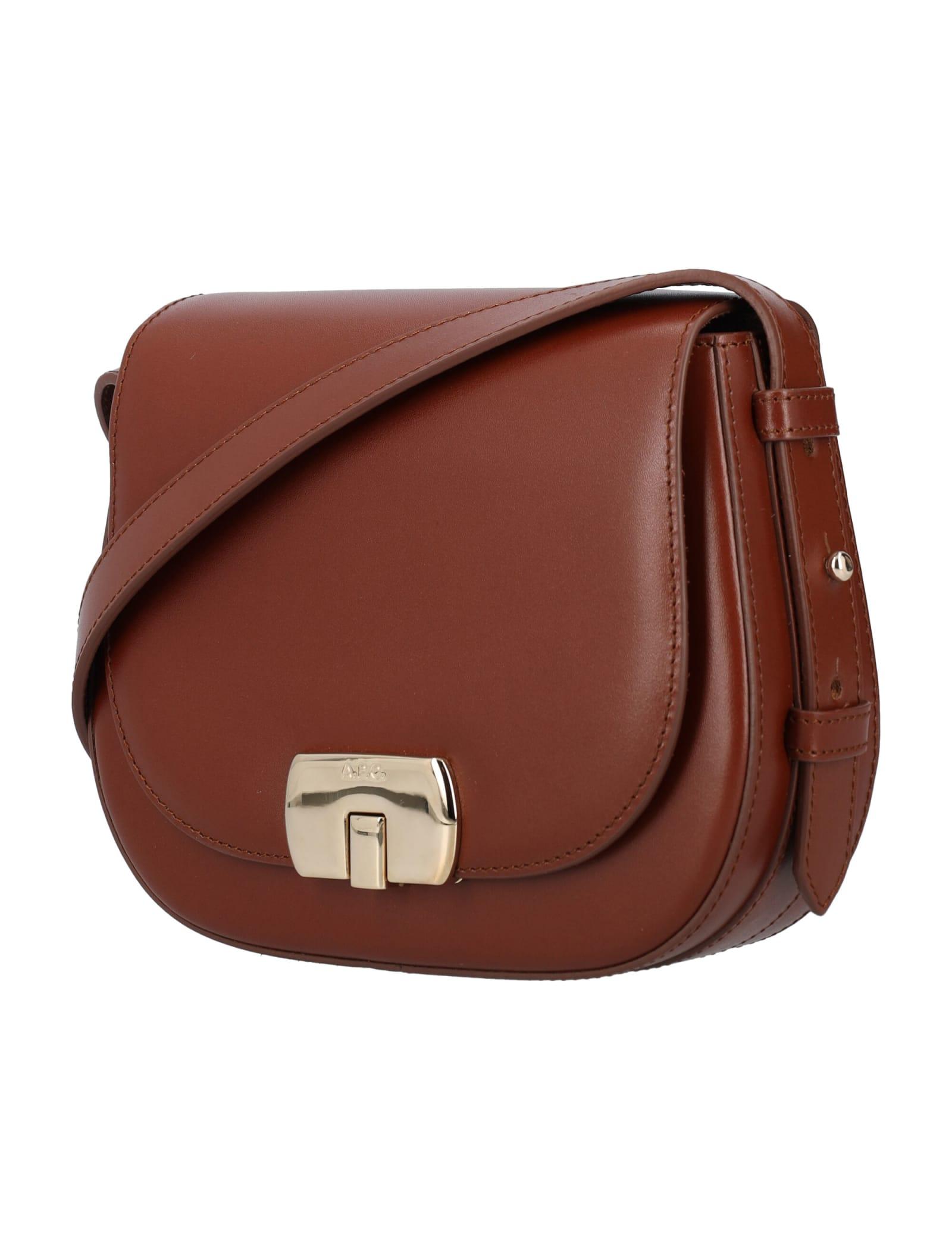A.P.C. Eva Mini Bag in Brown
