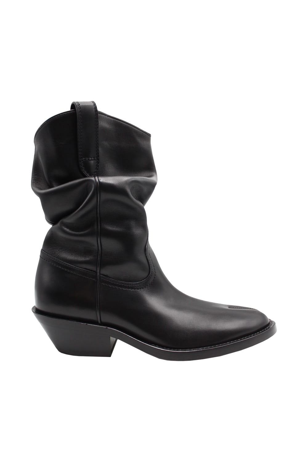 Maison Margiela Tabi Western Boots in Black | Lyst