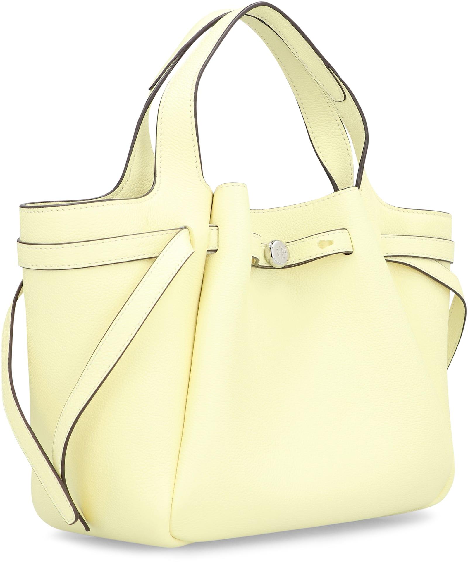 Tory Burch Romy Leather Boston Bag in Metallic | Lyst