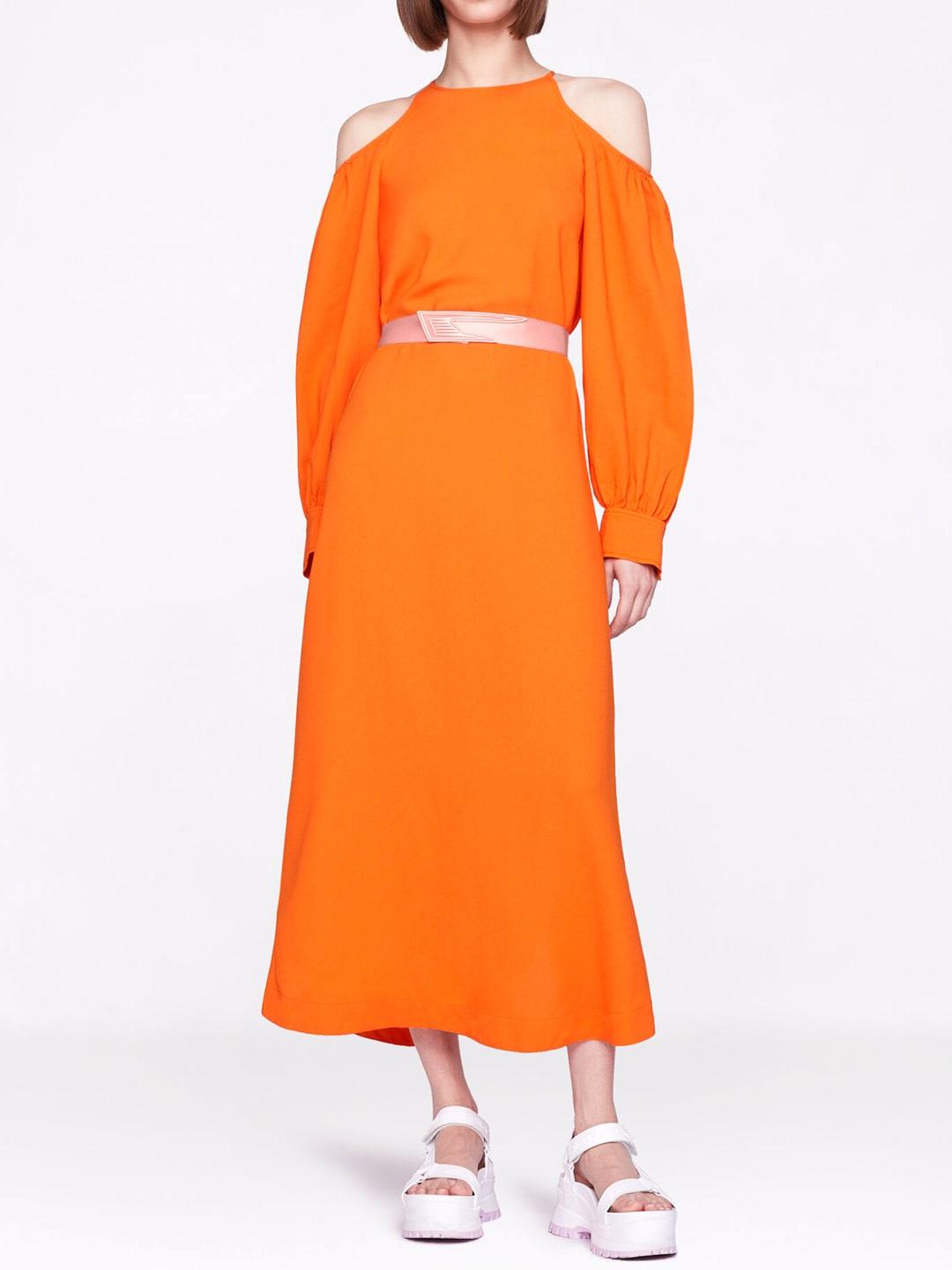 stella mccartney orange dress