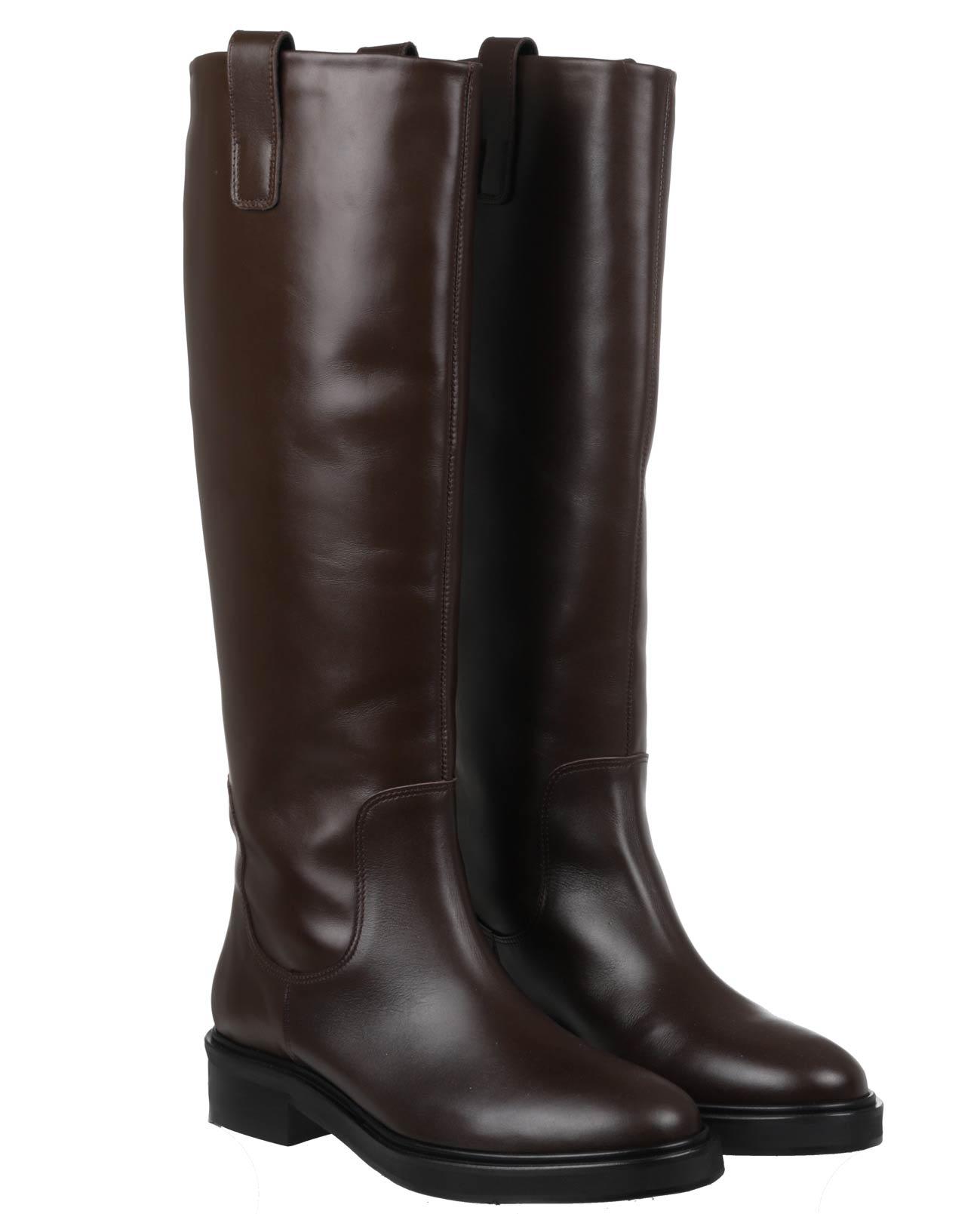 Aeyde Brown Henry Boots | Lyst