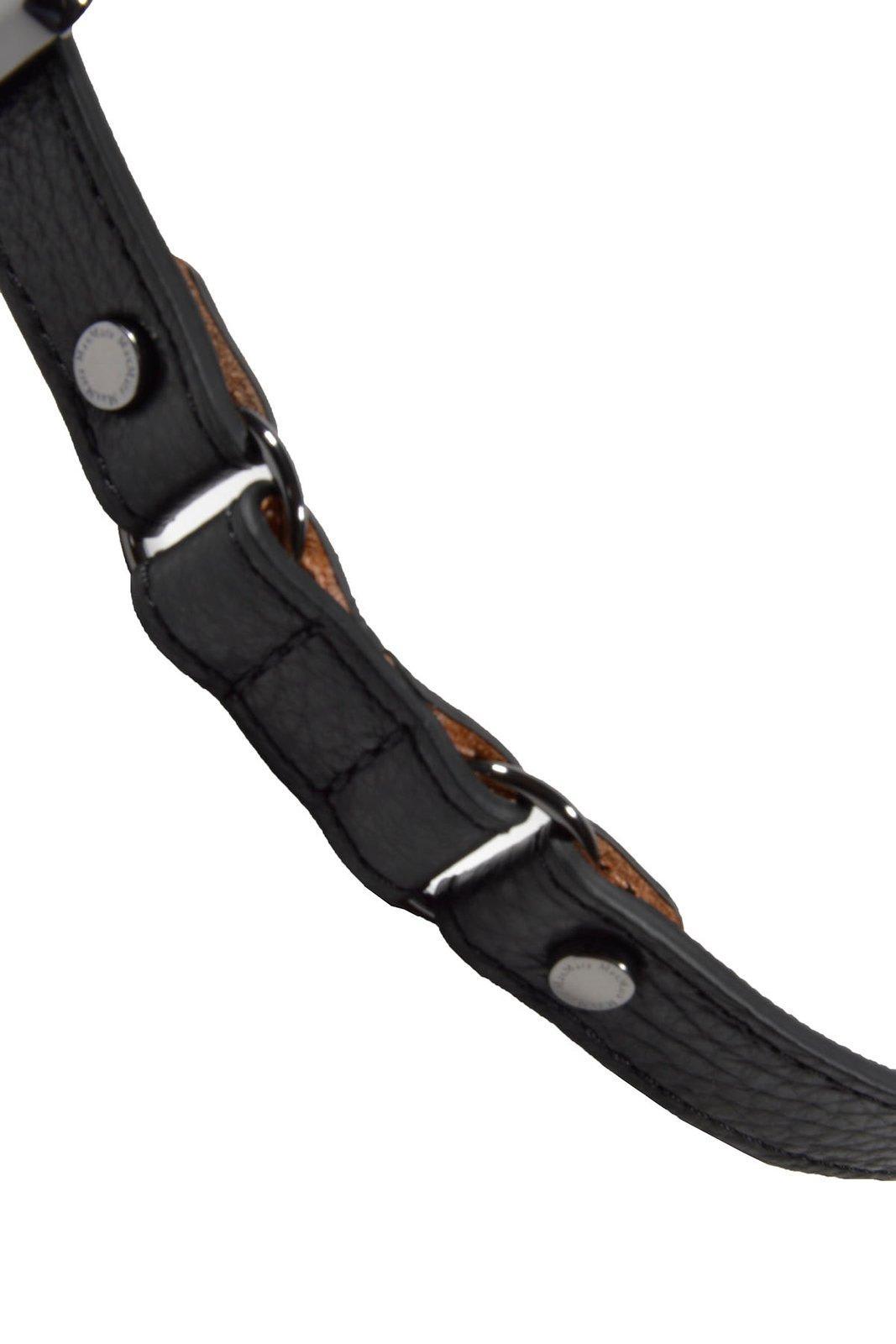 Max Mara Deer-print Belt in Black | Lyst