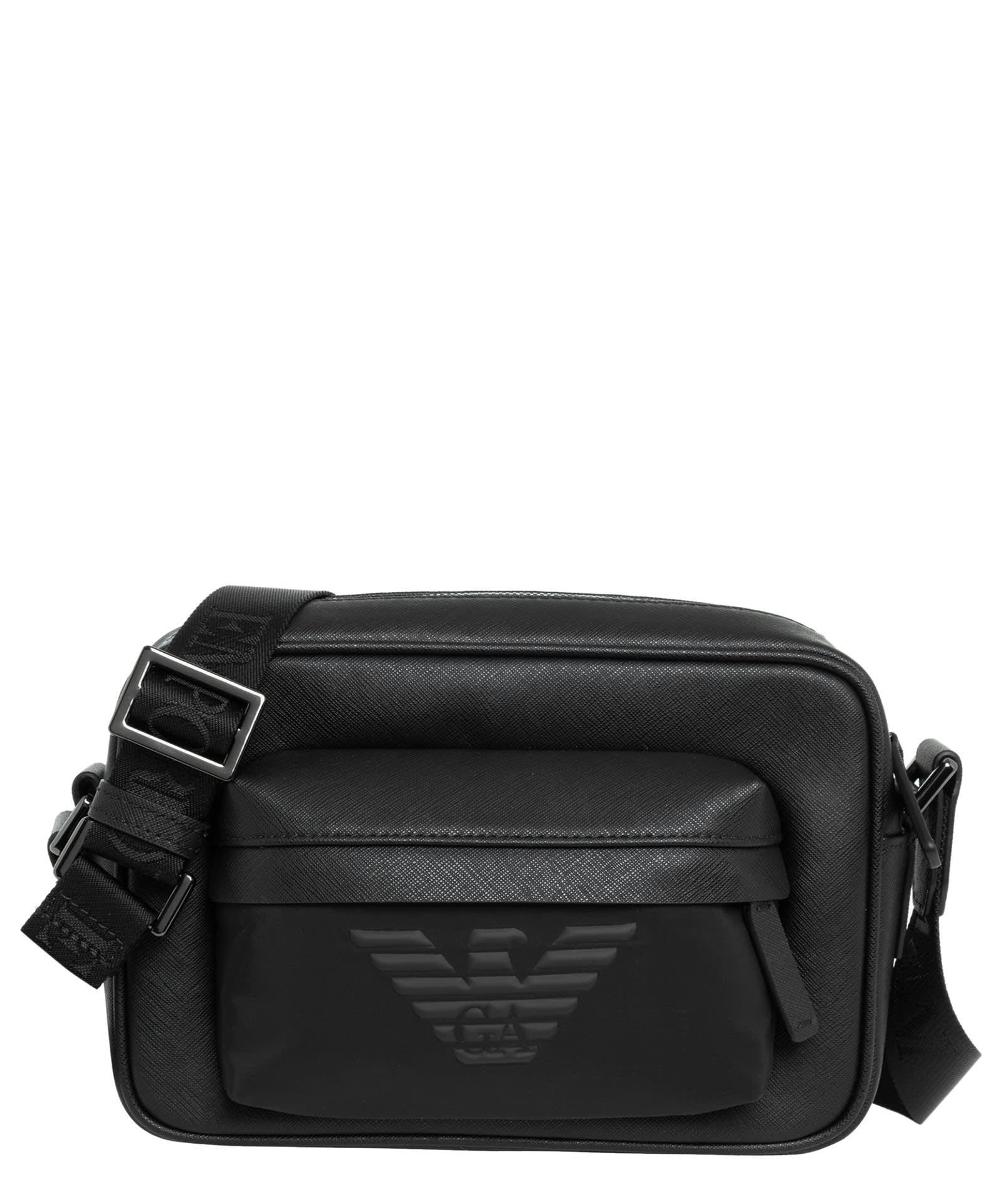 Emporio Armani Crossbody Bag in Black for Men Lyst