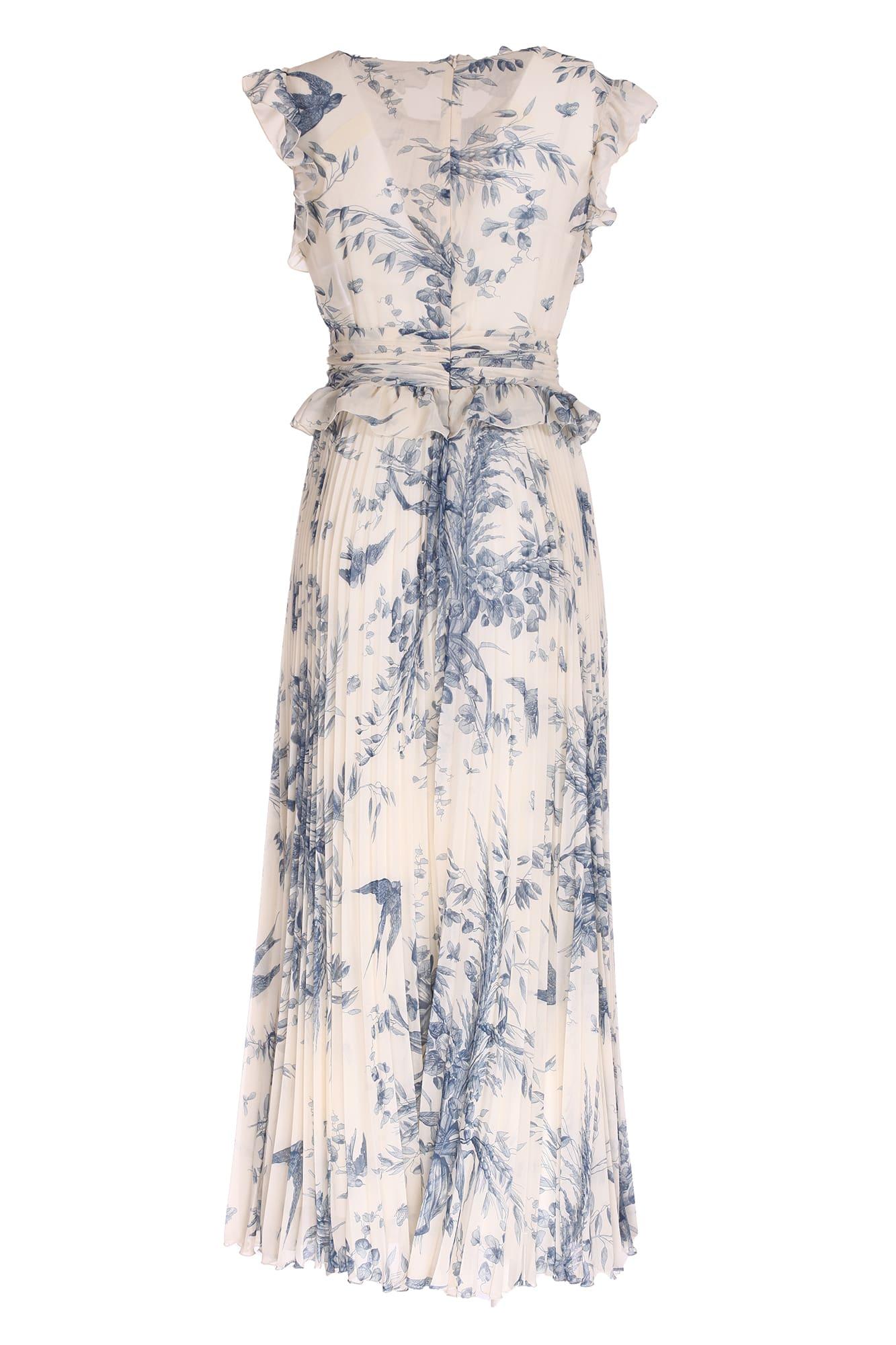 RED Valentino Synthetic Dress in Beige (Blue) | Lyst