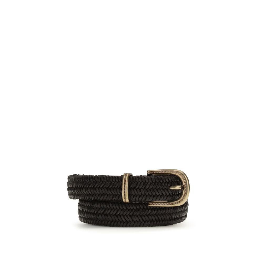 Brunello Cucinelli Black Calf Leather Bos Taurus Regular  display picture 3
