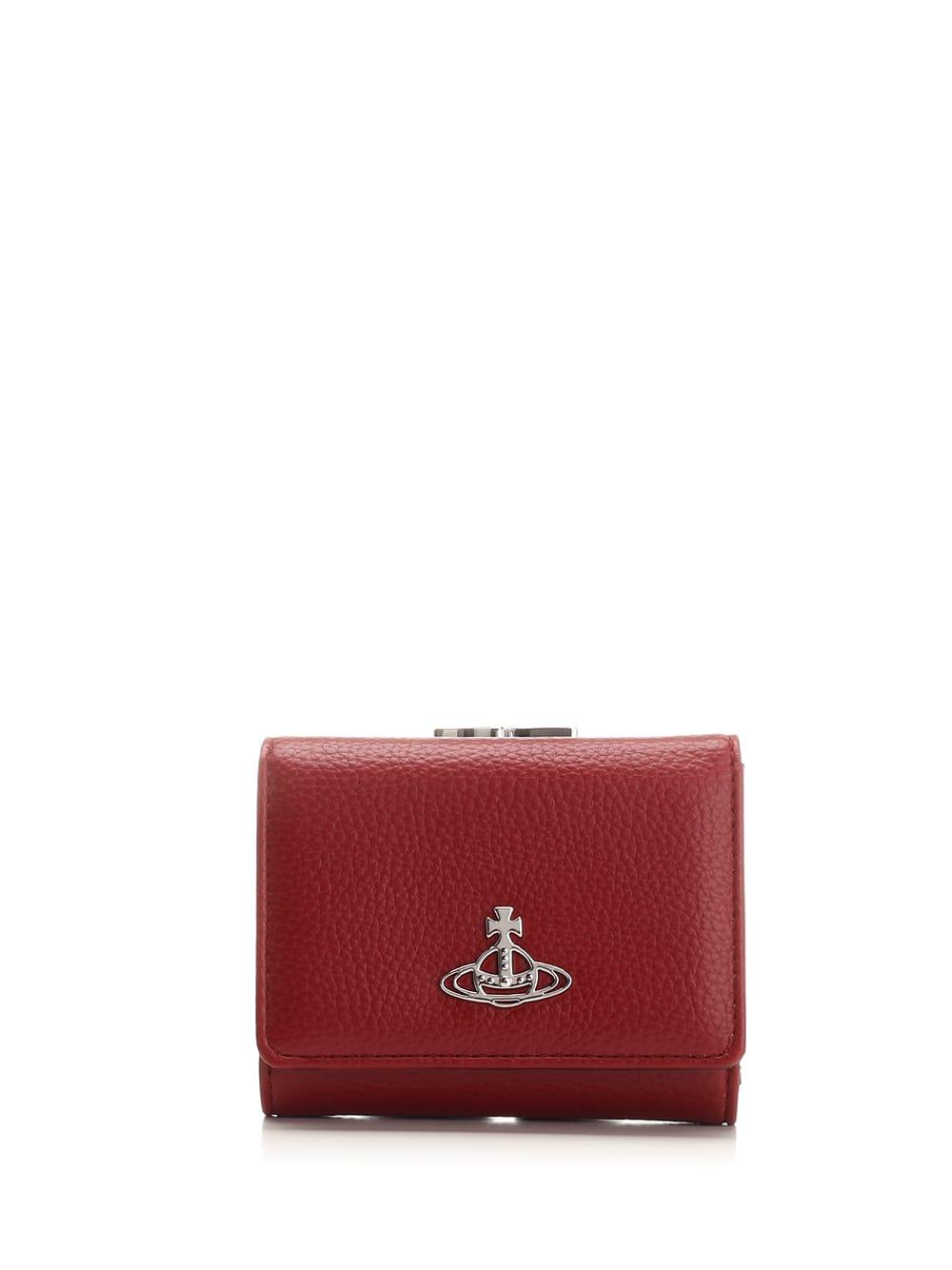 Vivienne Westwood Trifold Wallet in Red | Lyst
