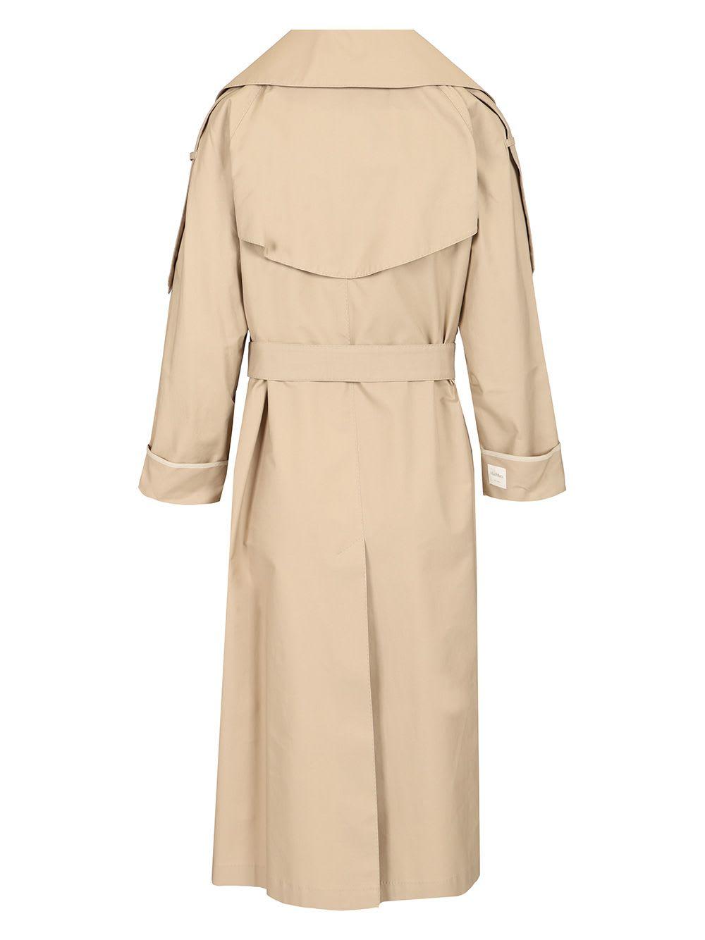 ☆MaxMara☆入手困難☆Oversized Trench Coat/ATELIER/COSIMO Max Mara Oversized Trench Coat in Natural | Lyst