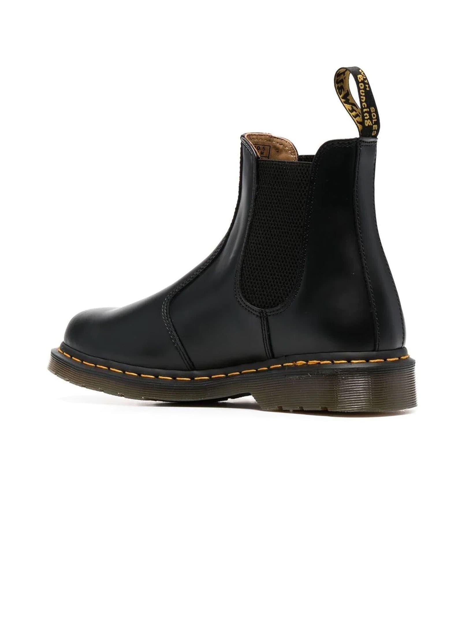 Dr. Martens Chelsea 2976 Black Leather Boots | Lyst