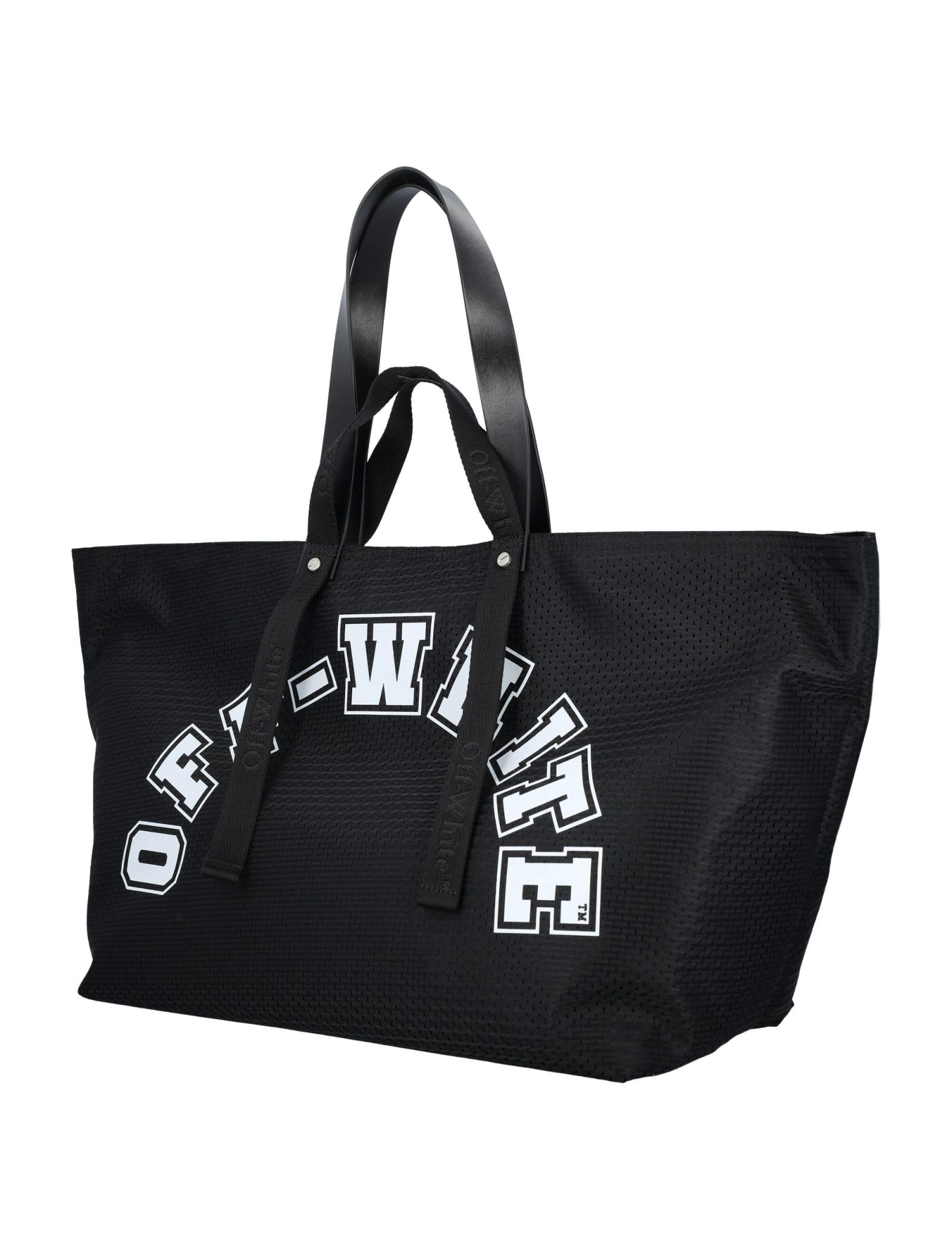 Black tote fittable bag Virgil abloh