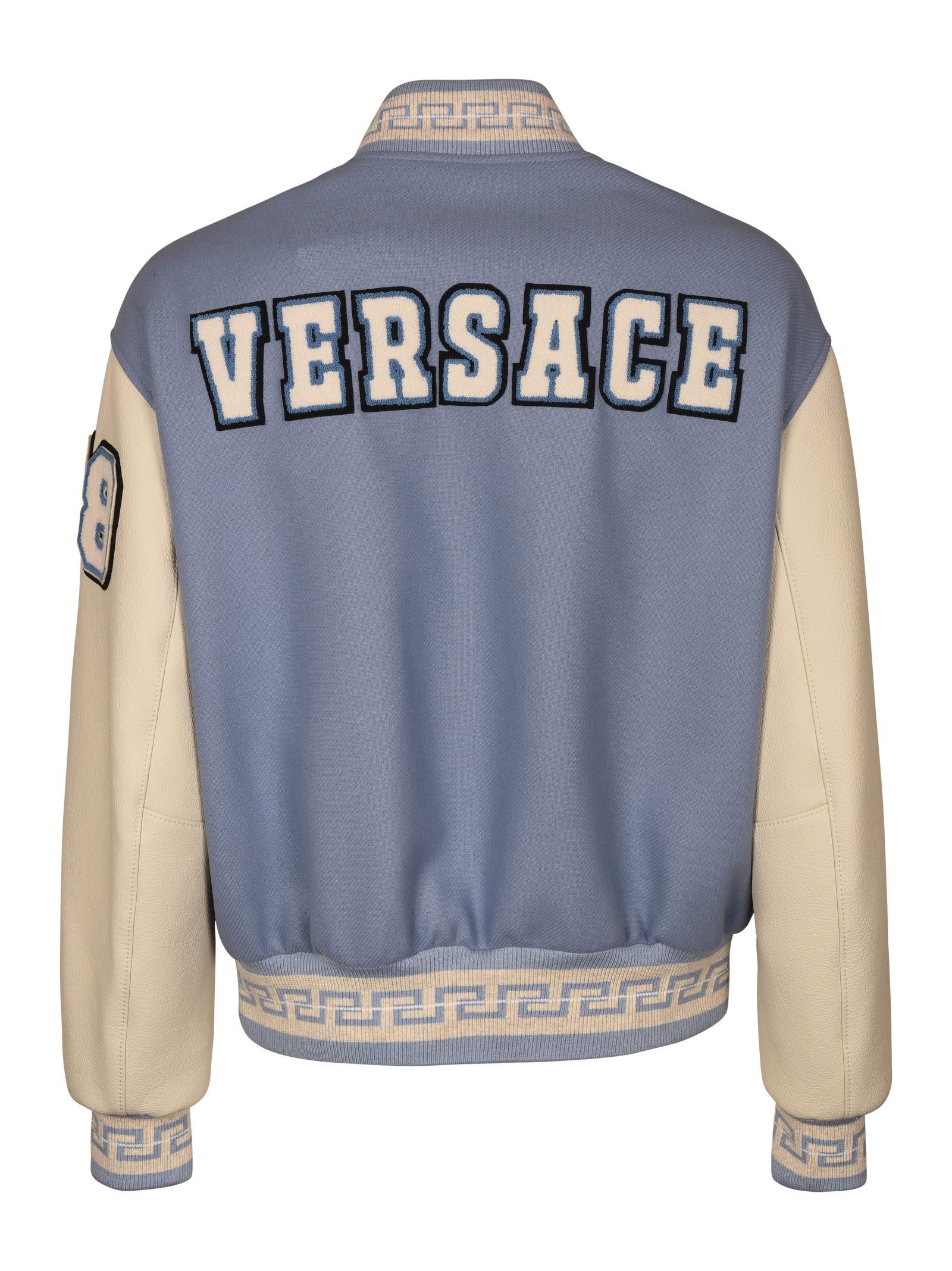 Versace clearance varsity jacket